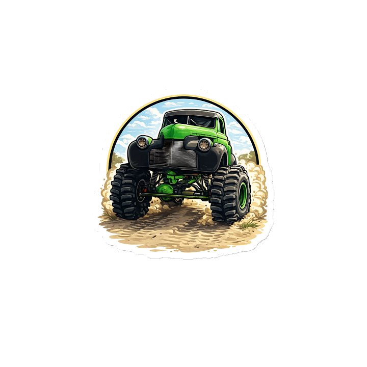 1940s Monster Truck Die-Cut Magnets product image (2)