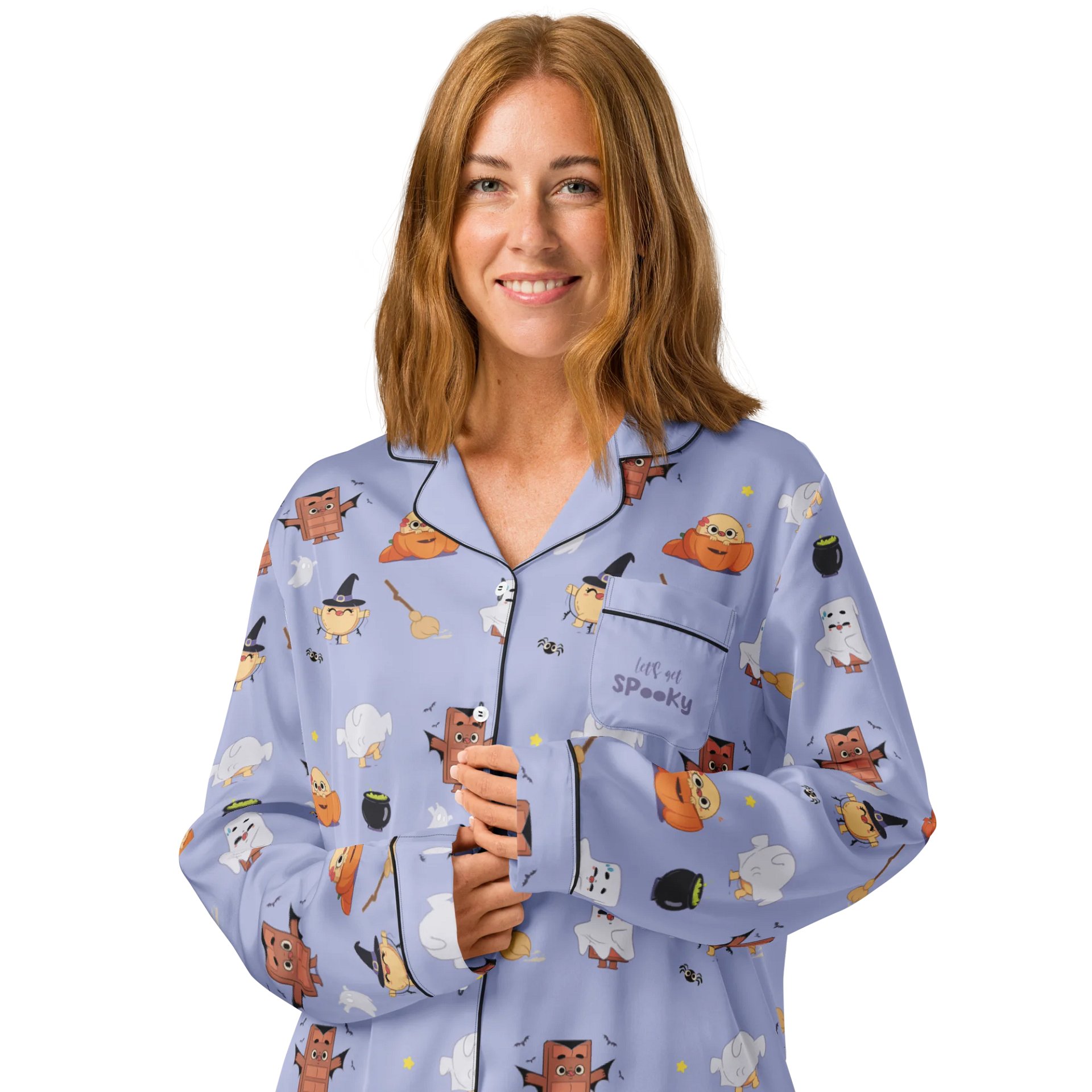 Let’s Get Spooky |Halloween Women's Pajama Top product image (3)