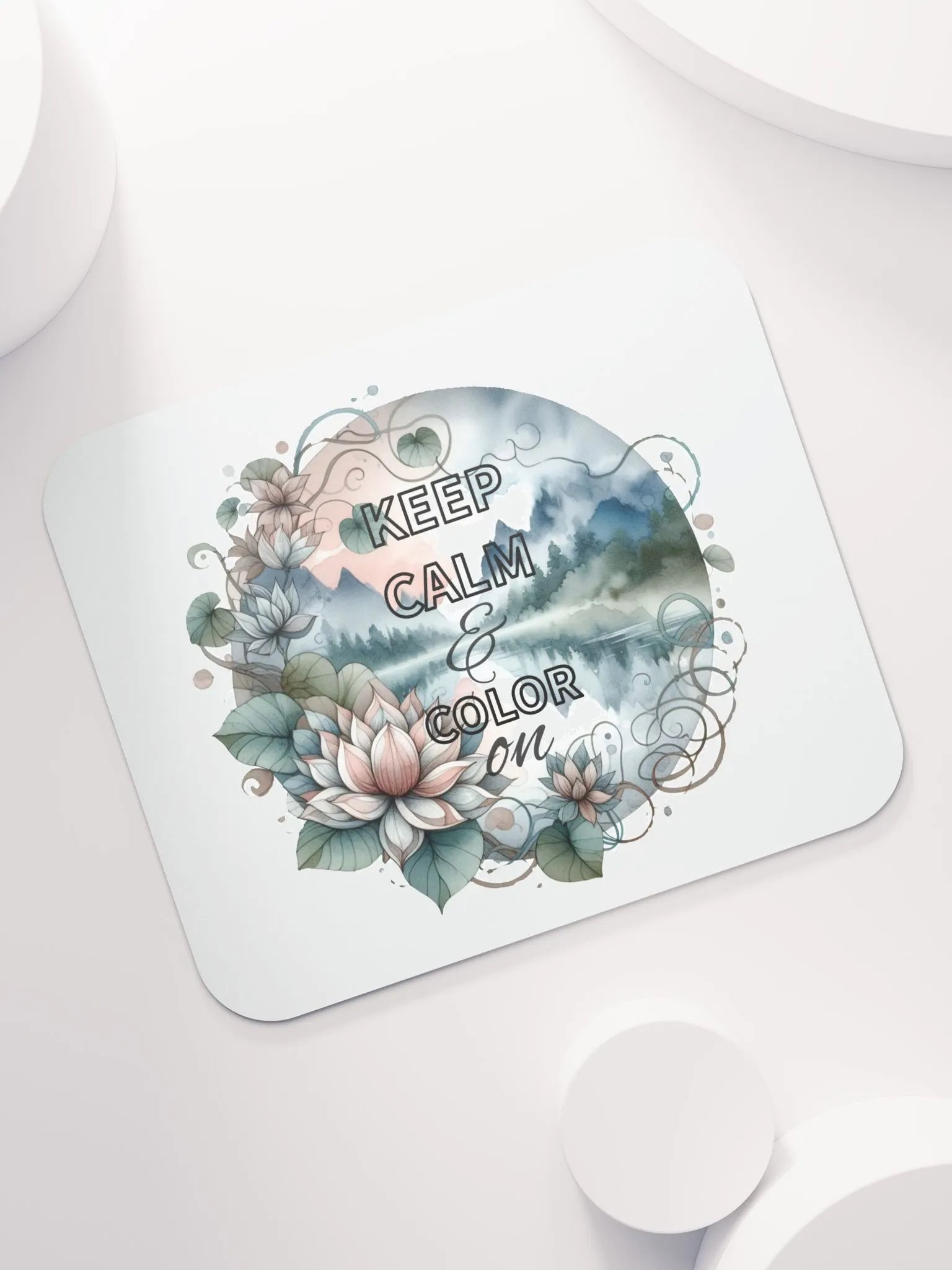 'KEEP CALM & COLOR ON' Mouse Pad product image (7)