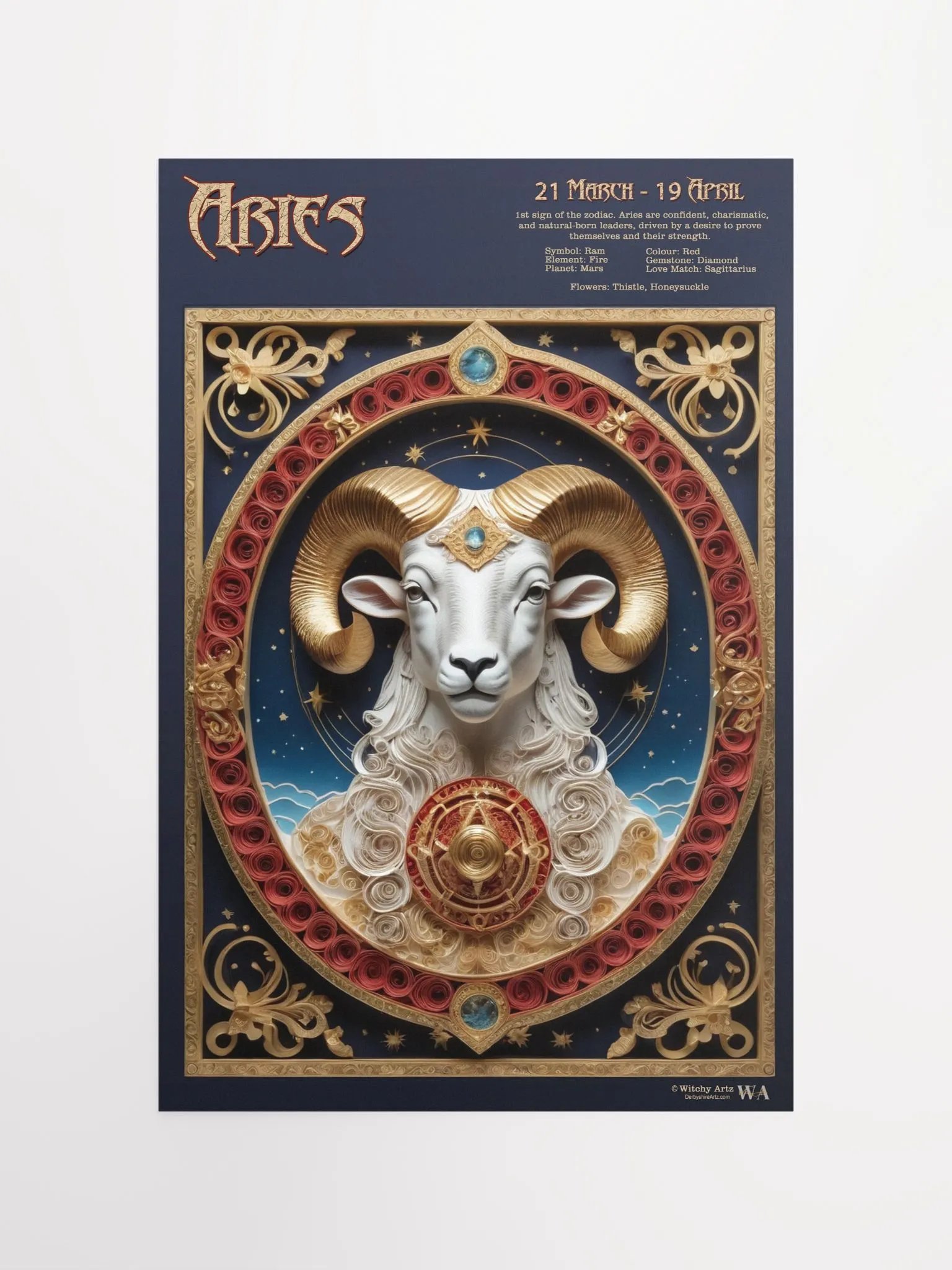 Western Zodiac Poster - ARIES product image (4)