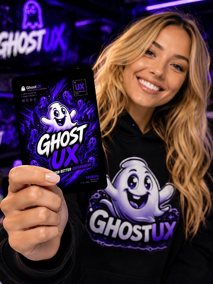 GhostUX™ Collectible Playing Card – Summon Better Experiences Edition product image (1)