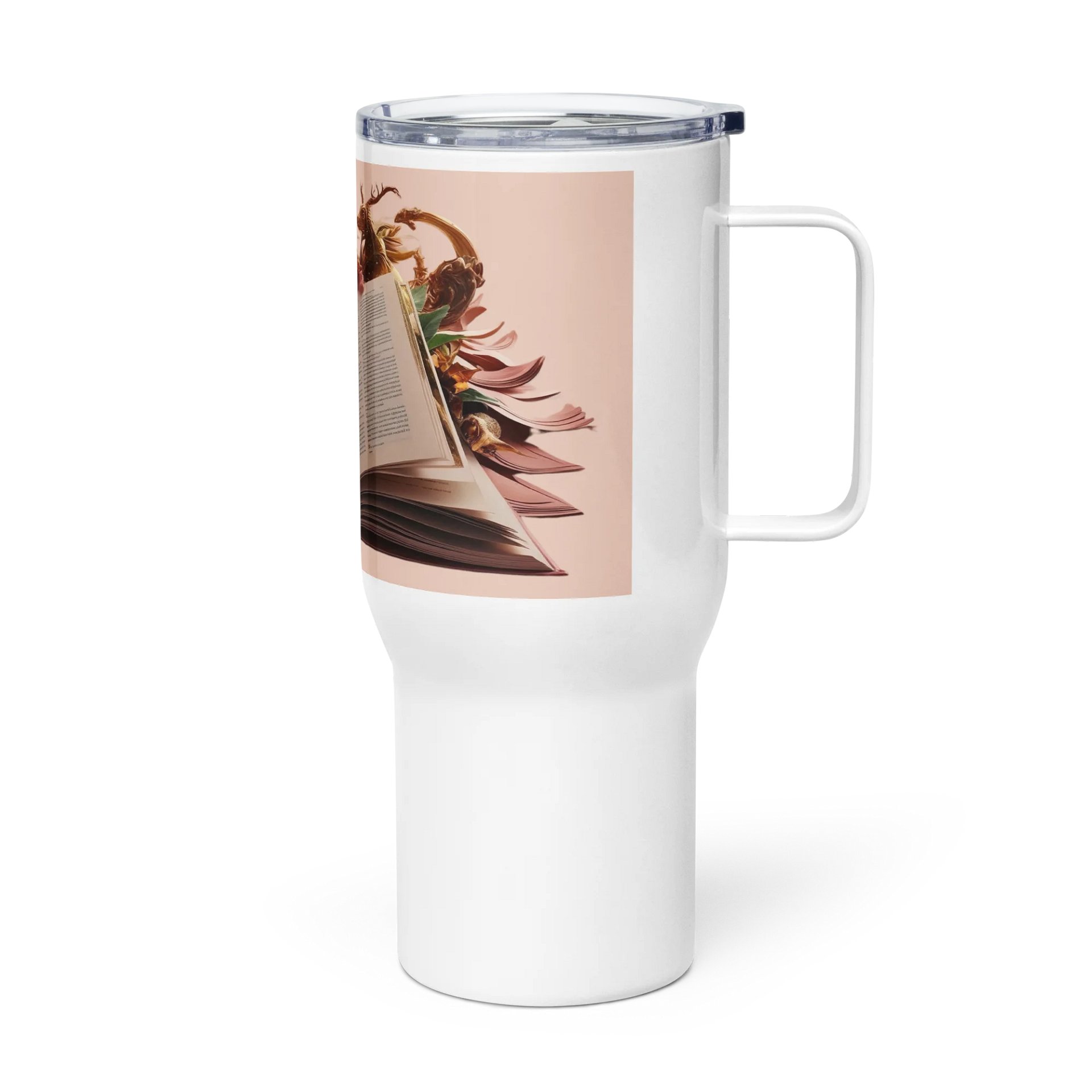 Novel Concepts Publishing – Romantasy Realms Travel Mug (Blush) product image (4)