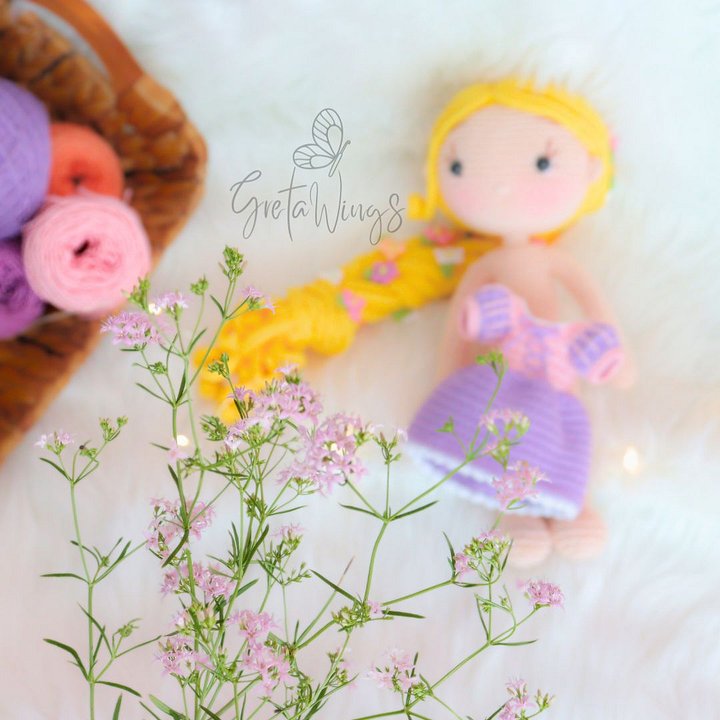 Princess Rapunzel Amigurumi Pattern (digital download) product image (2)