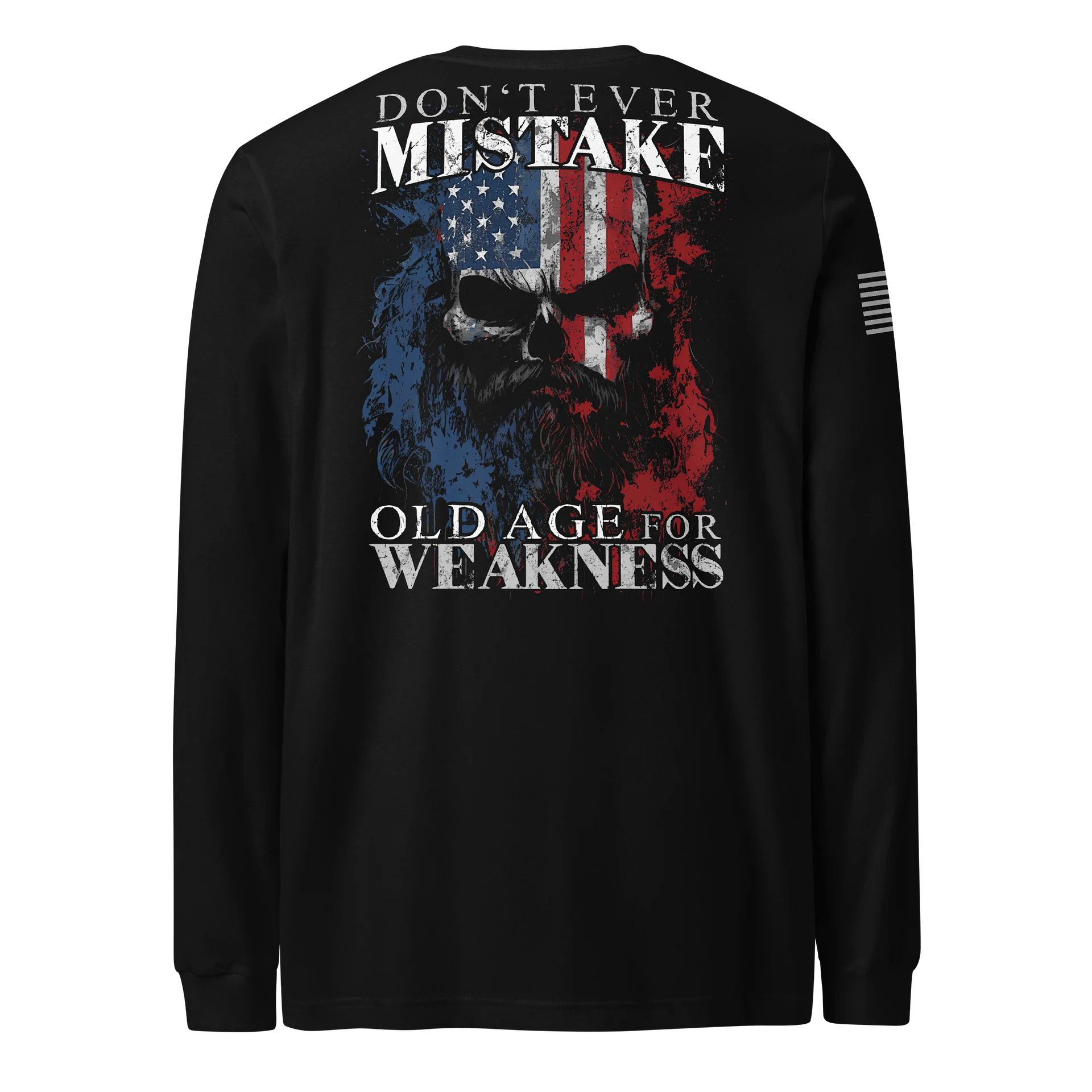Don't Mistake Old Age for Weakness Longsleeve product image (1)