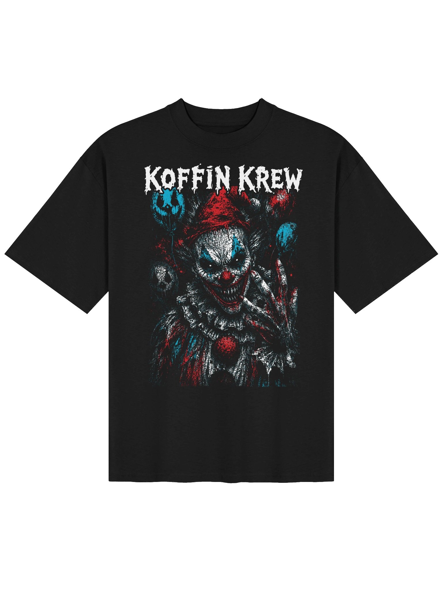 Killer Clown Oversized T - Shirt product image (1)