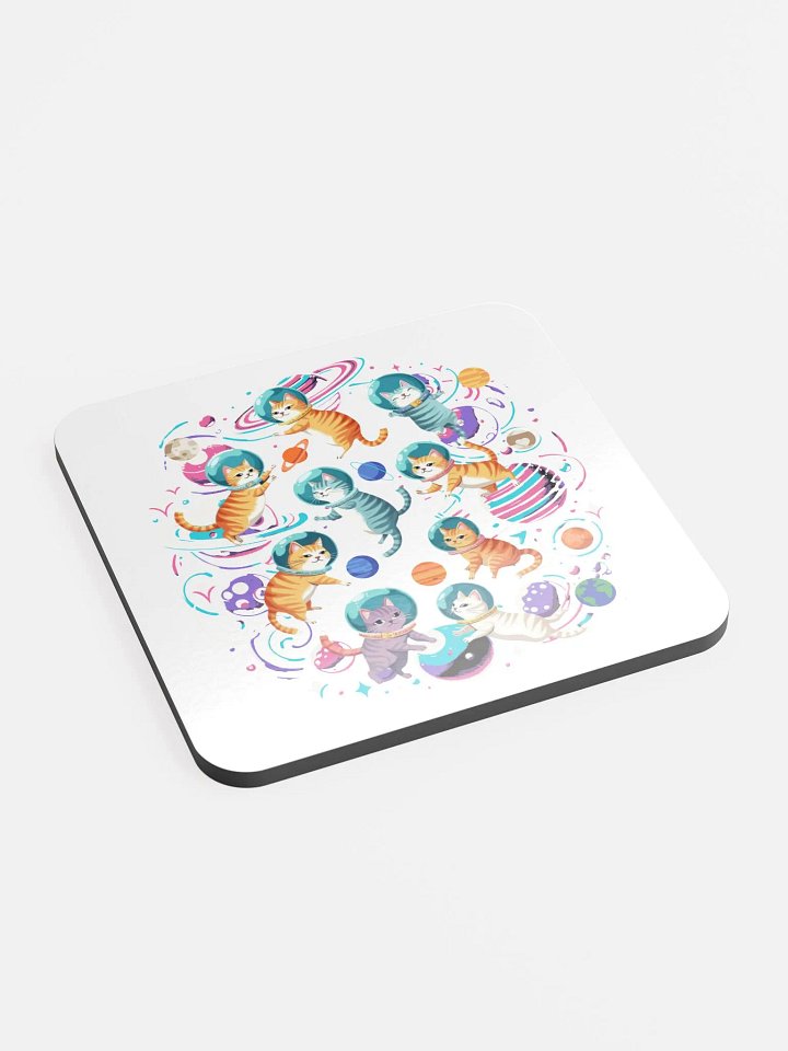 Cats In Space Astro Glossed Coasters Set product image (2)