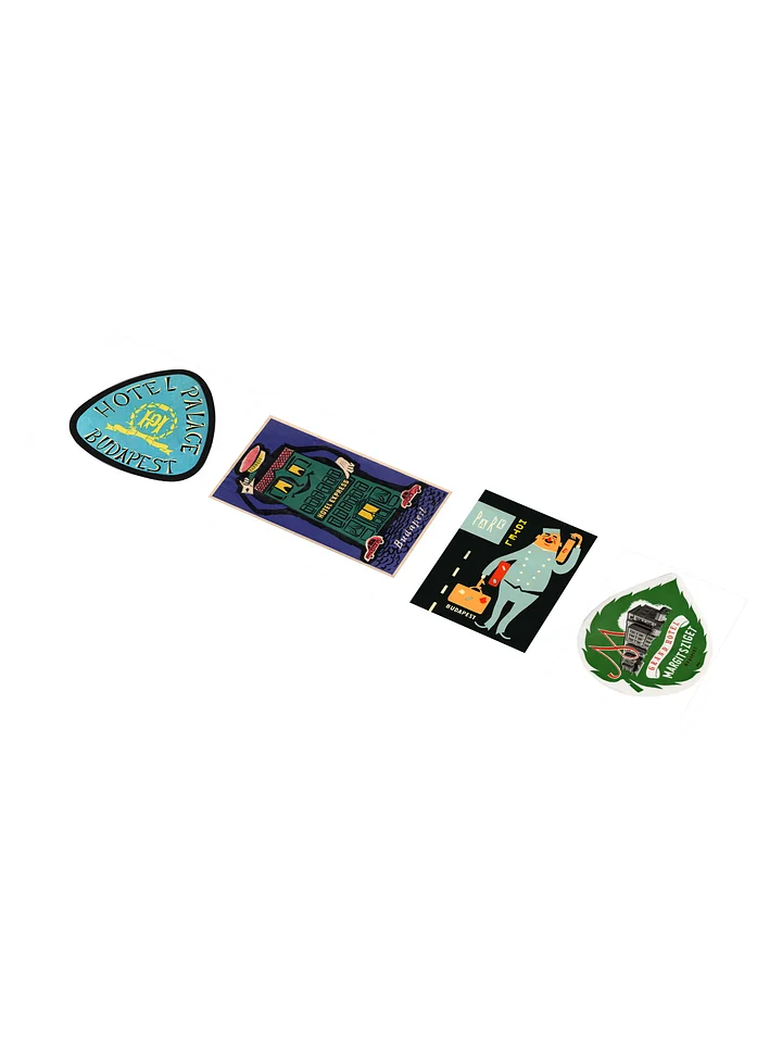 Budapest Hotel Stickers-Set 1 product image (1)