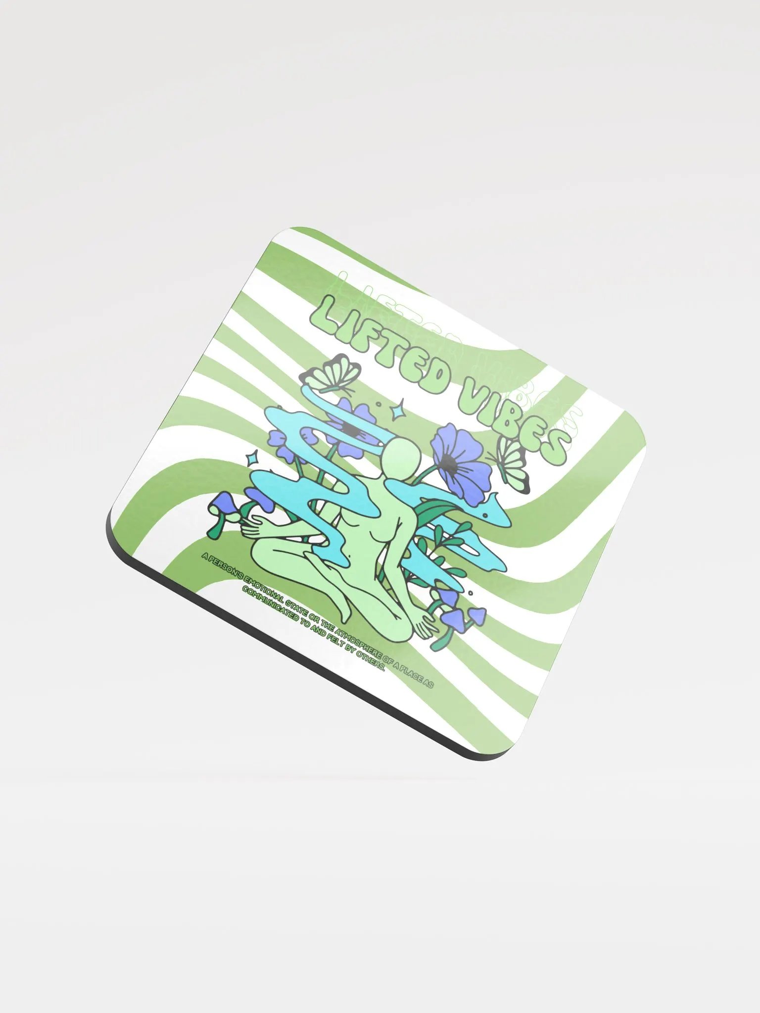 Lifted Vibes Meditation Coaster product image (1)