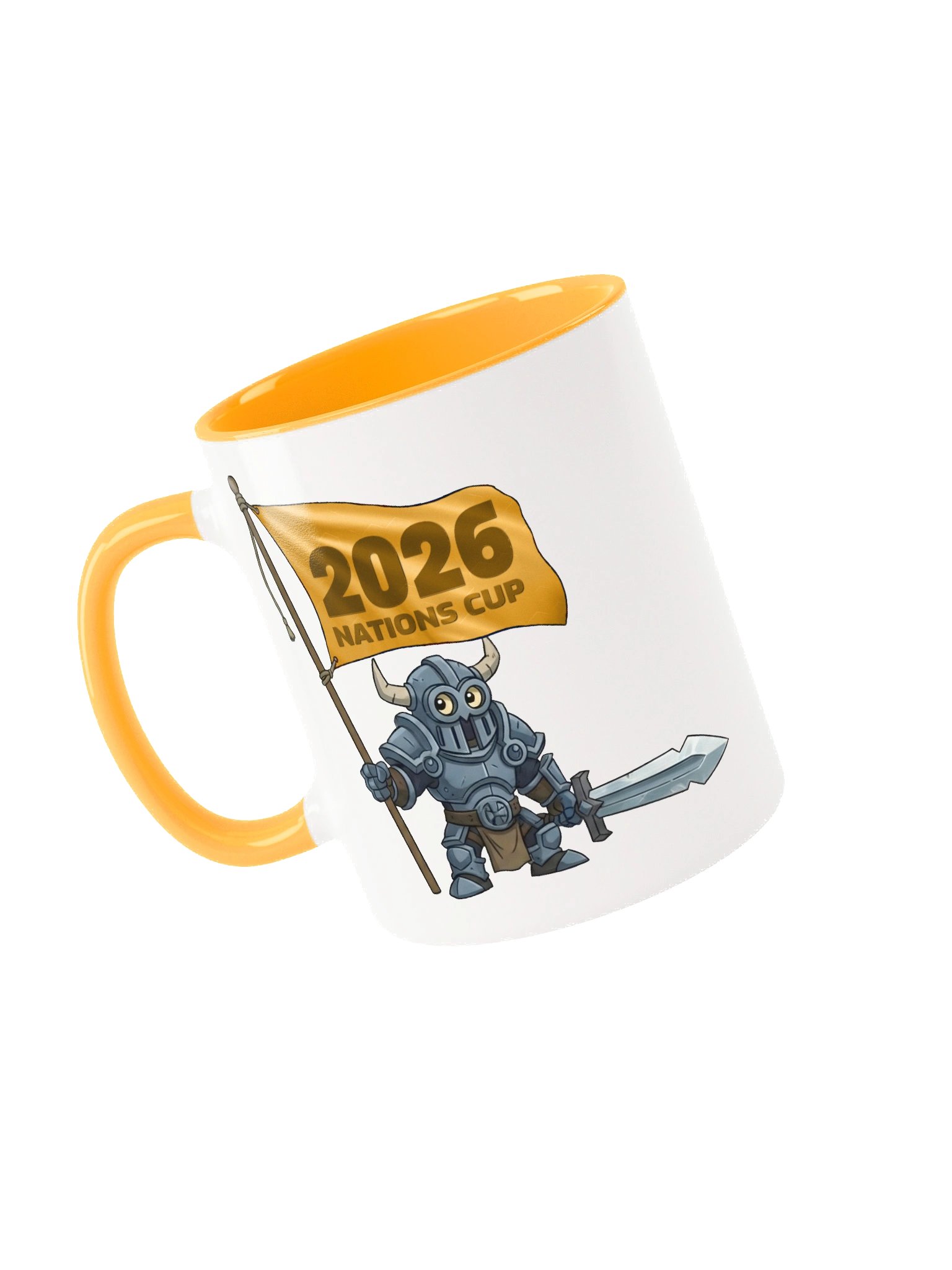 Nations Cup 2026 Yellow Mug product image (3)