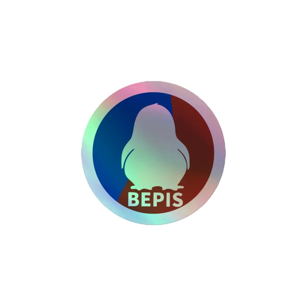 Bepis | Kiss-Cut Holographic Sticker Sheet product image (1)