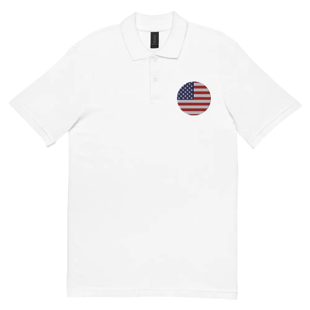 Stars & Stripes Pique Polo product image (2)