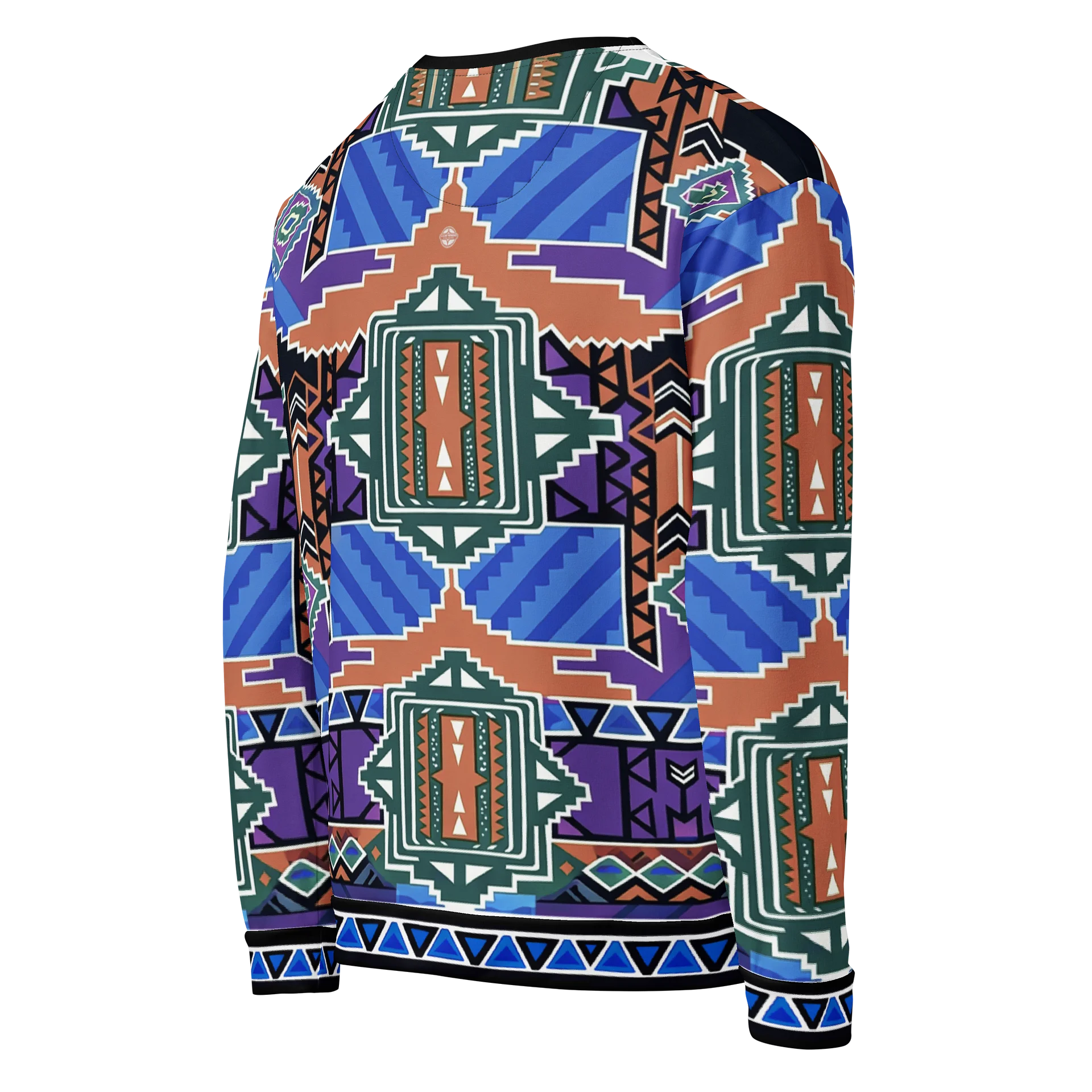 The 90s Aztec Blue/Purple Sweatshirt product image (5)