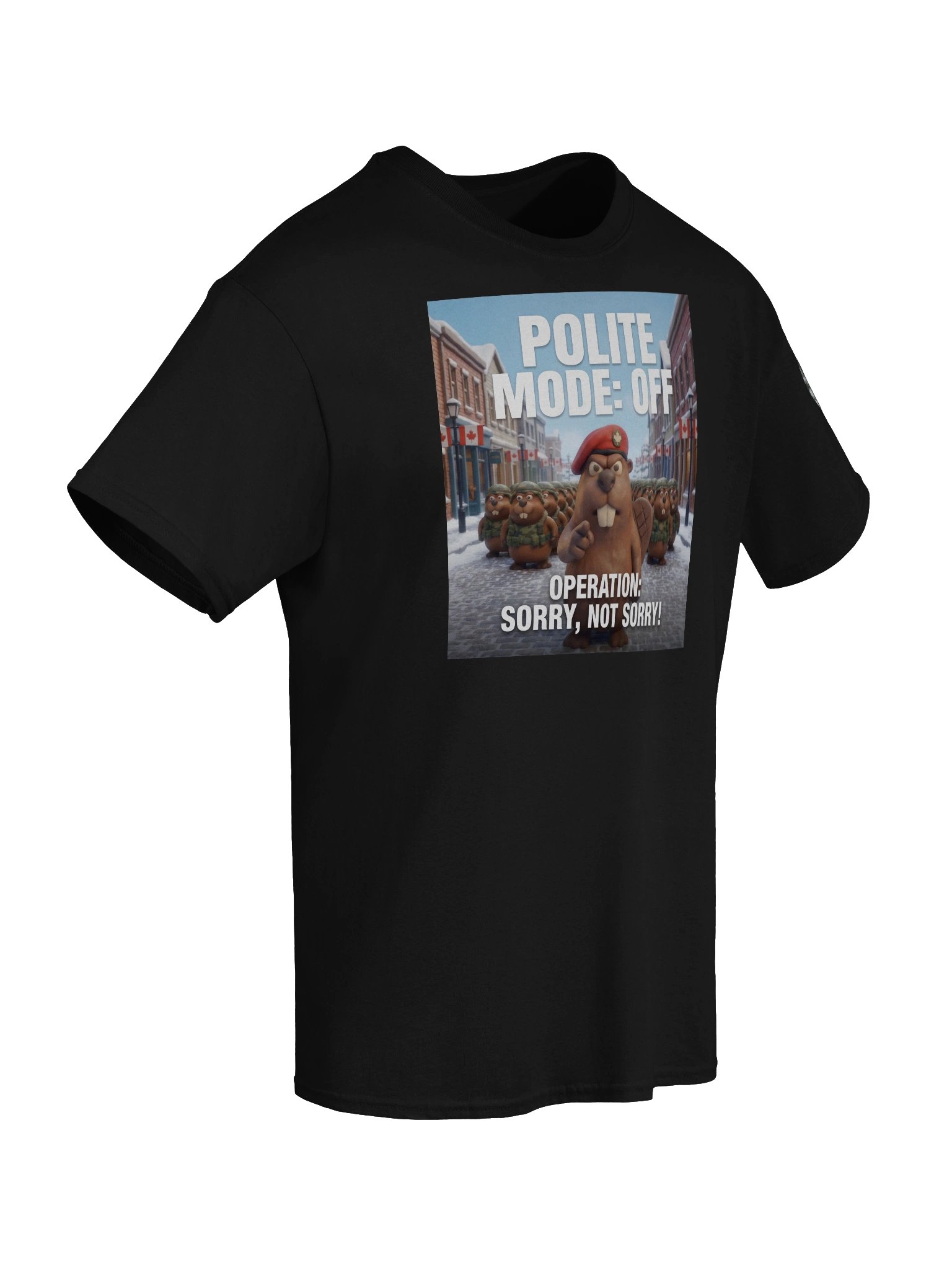 Polite Mode: Off | Command Center Tee (Black) product image (8)
