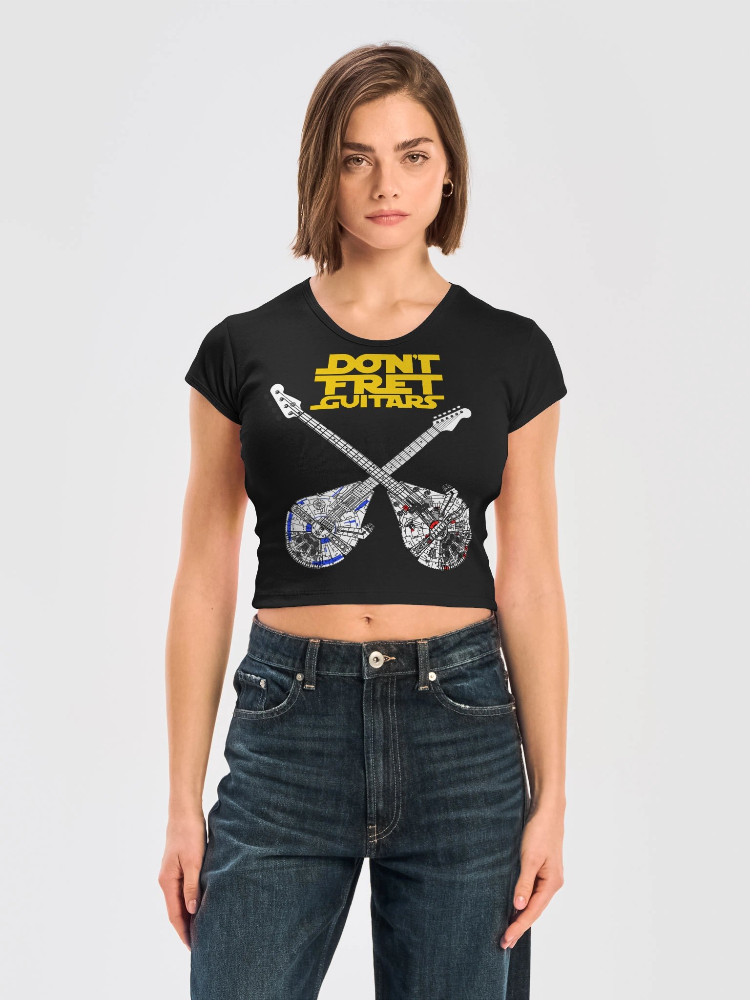 Dueling Falcons Crop Top product image (3)