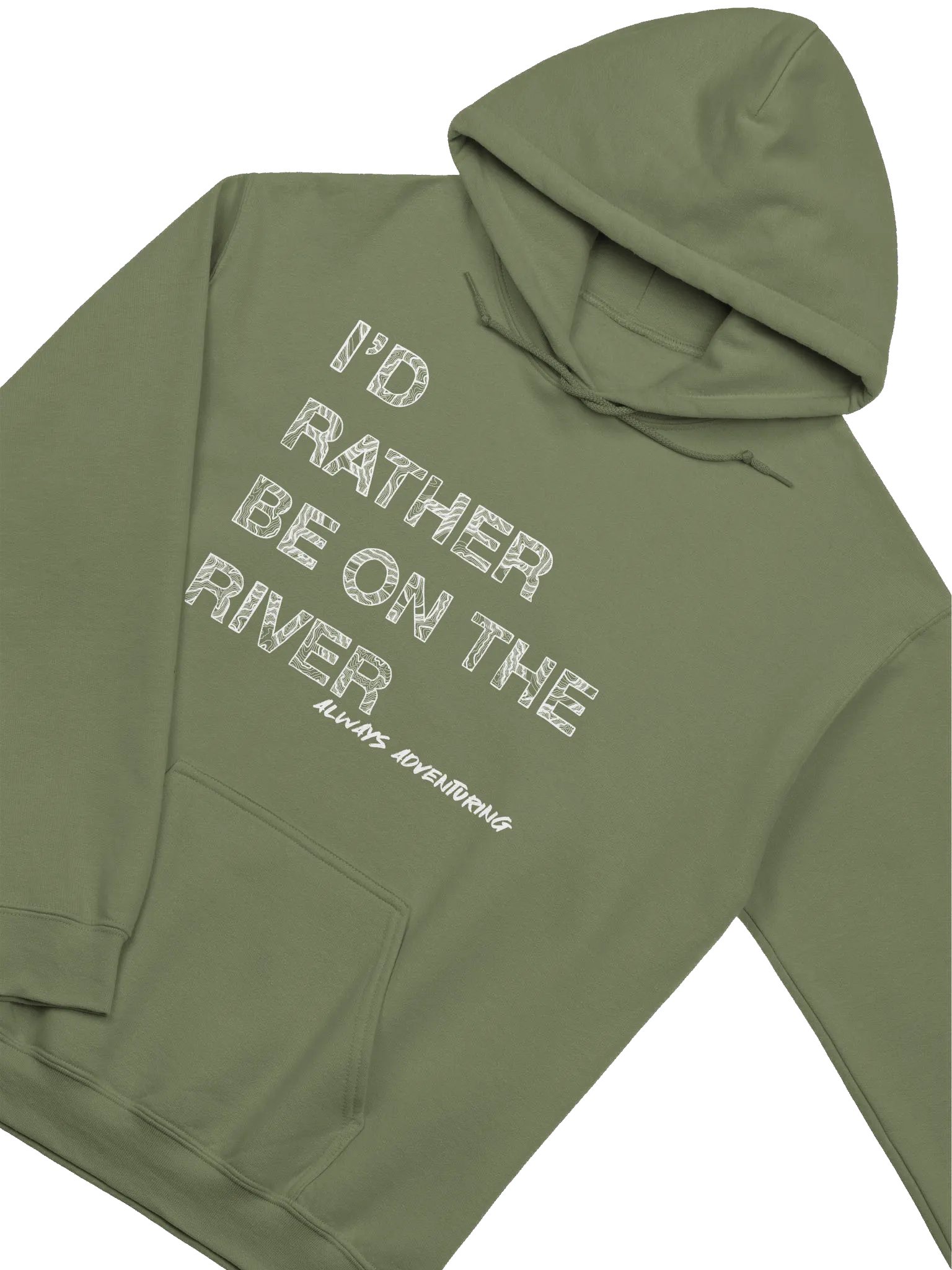 I'd Rather be on the River Hoodie product image (6)