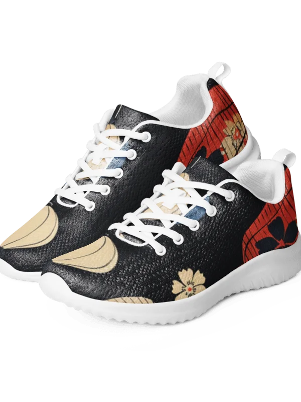Japanese Lantern Women's Athletic Shoes | Traditional Festival Art Sneaker product image (1)