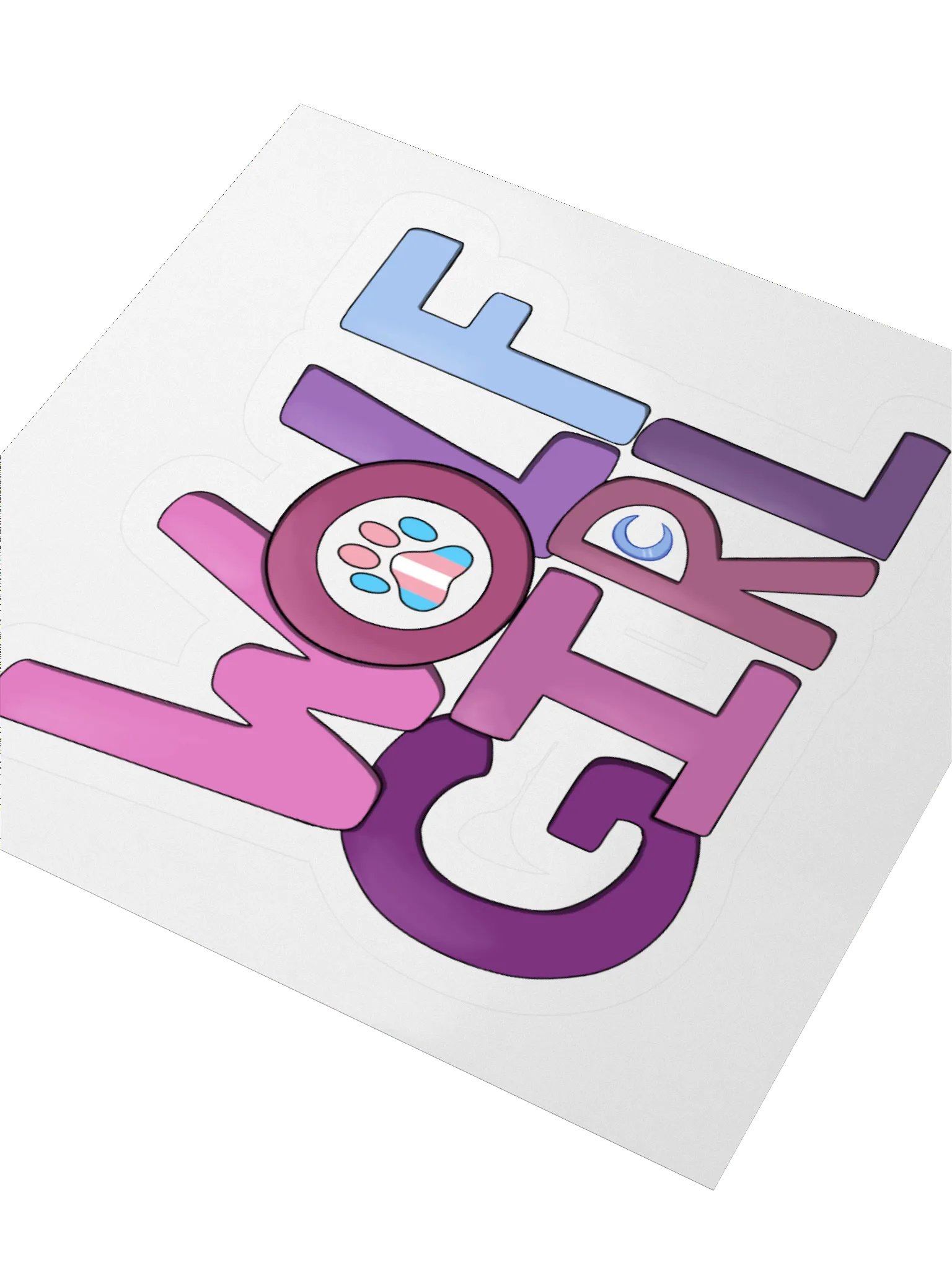 Wolf Girl Sticker product image (3)