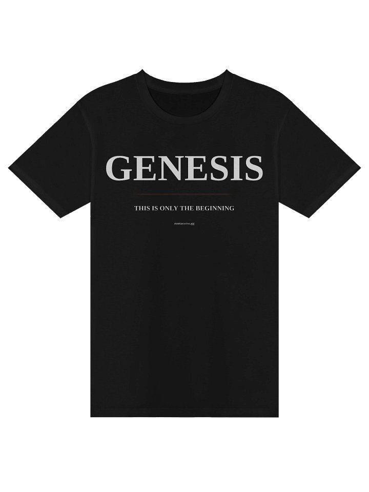 GENESIS — This Is Only The Beginning Tee (Black) product image (1)