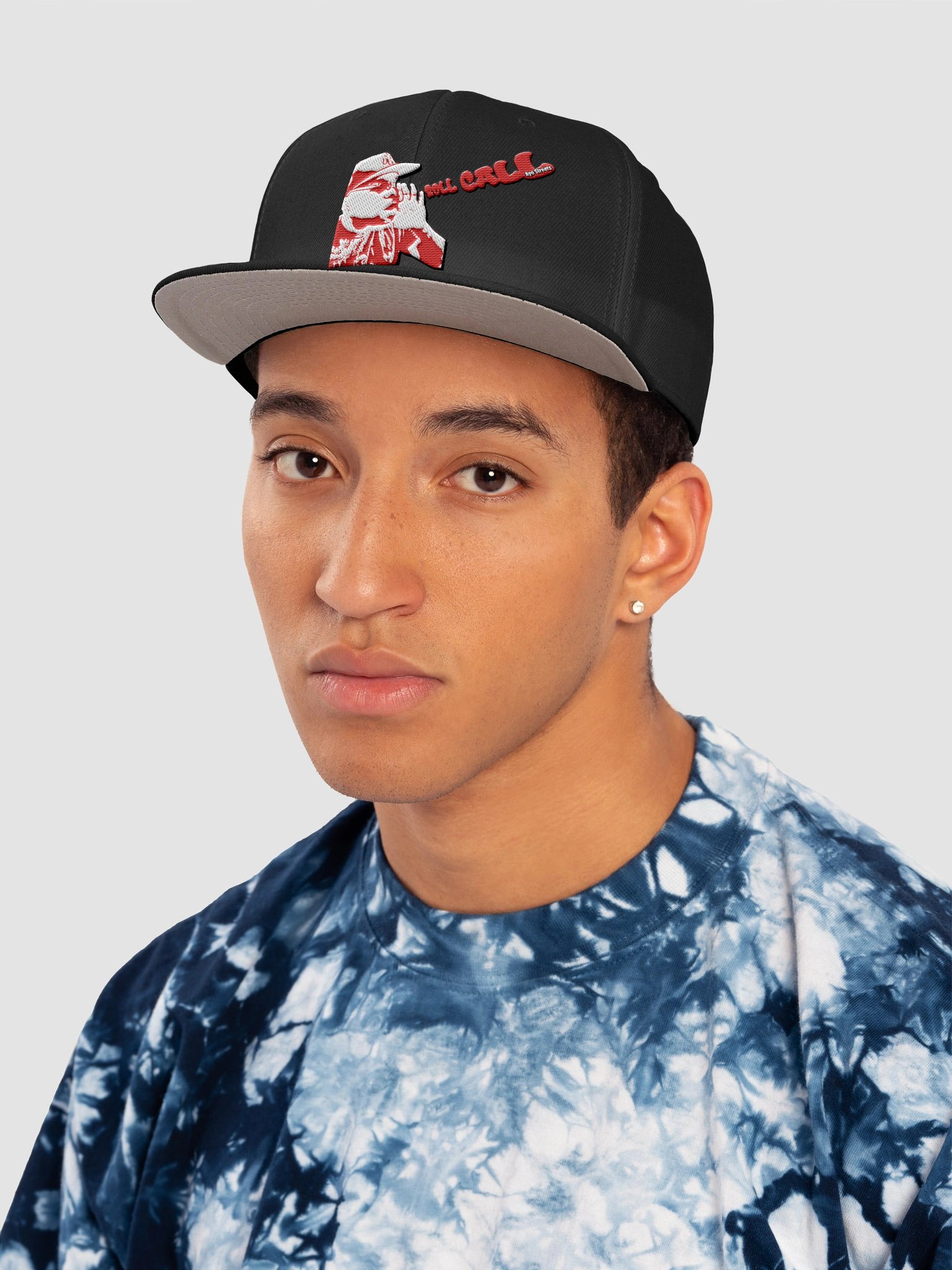Roll Call Red, Black and White Snapback Cap product image (6)