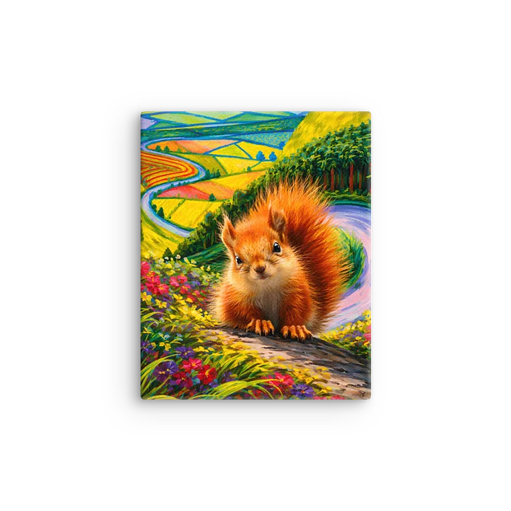 Squirrels in a colorful dreamscape canvas product image (11)