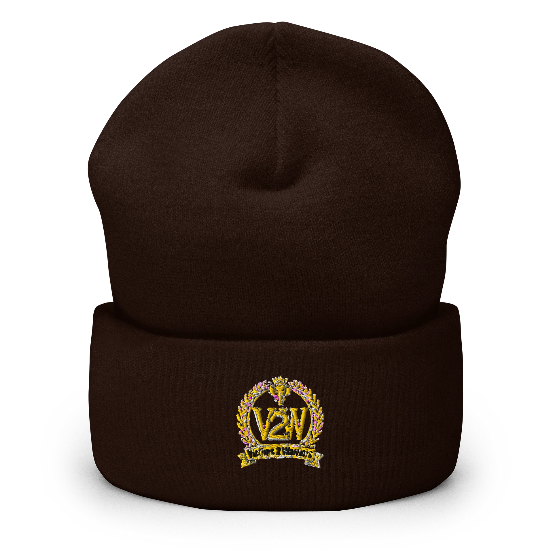 V2W “ THE CROWNED MIND “ Embroidered Beanie product image (1)