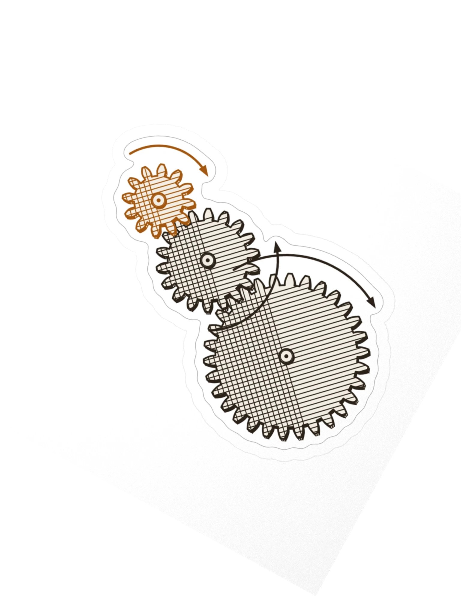 Gear train sticker · MOTION 03 product image (2)