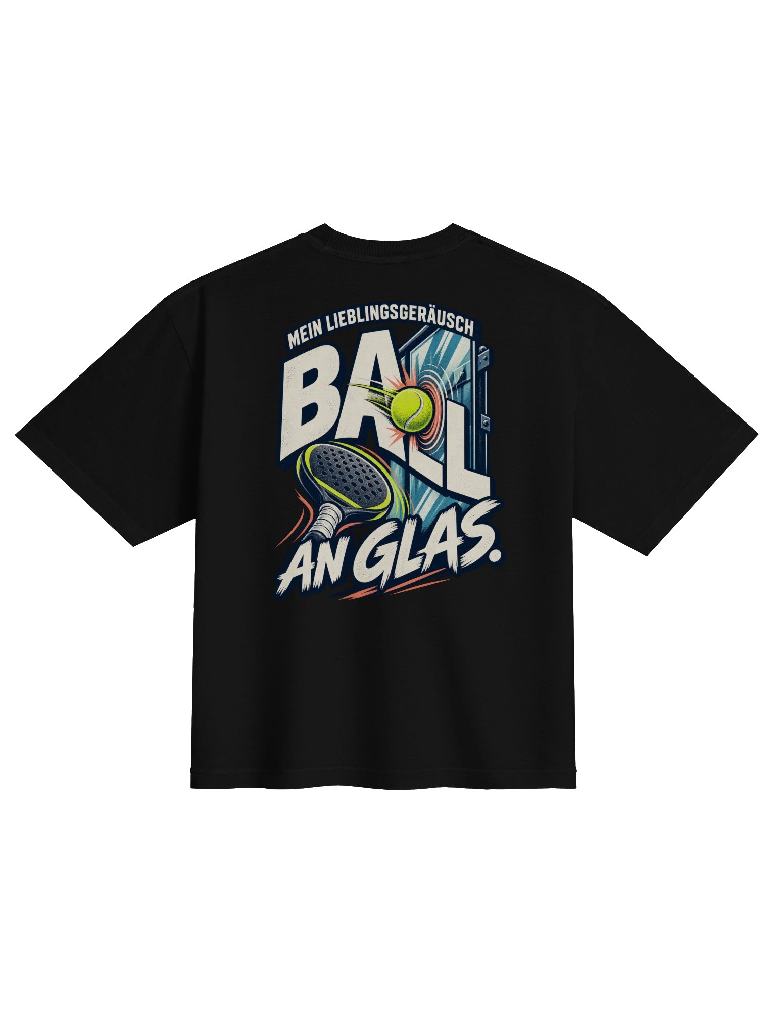 Mein Lieblingsgeräusch: Ball an Glas – Damen Padel T-Shirt product image (3)