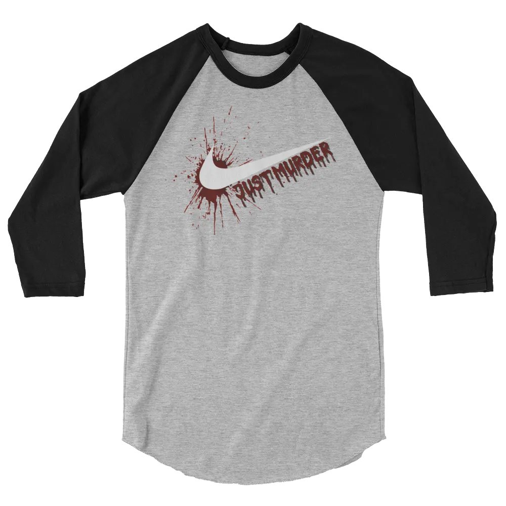 "Just Murder" Baseball T product image (2)