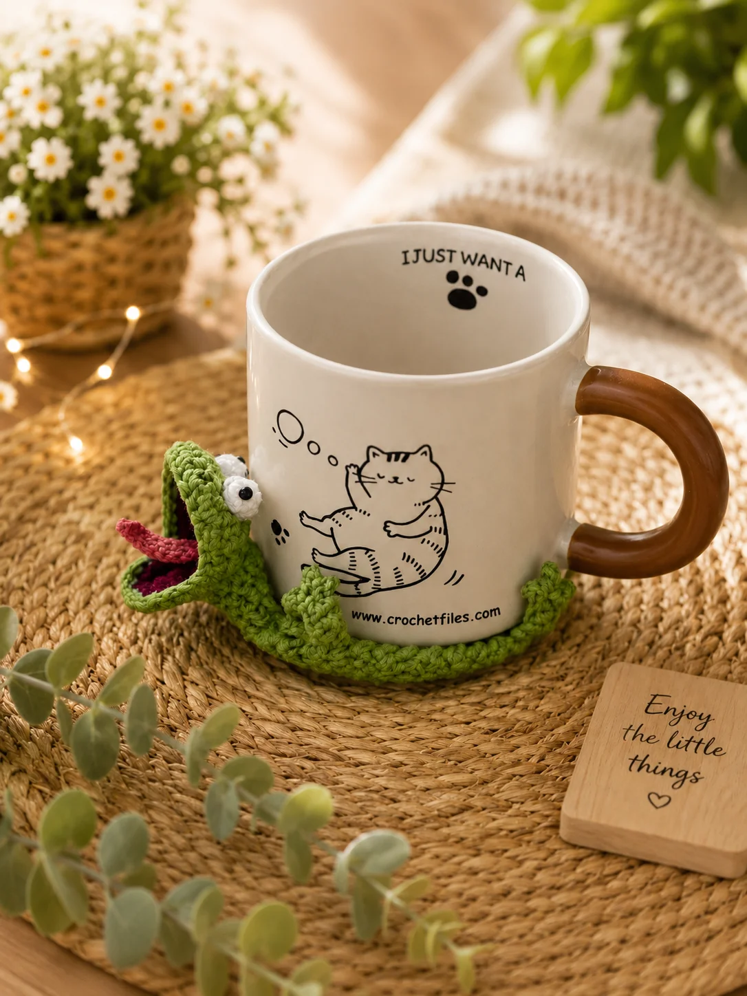 Tom Lizard Coaster Crochet Pattern product image (2)