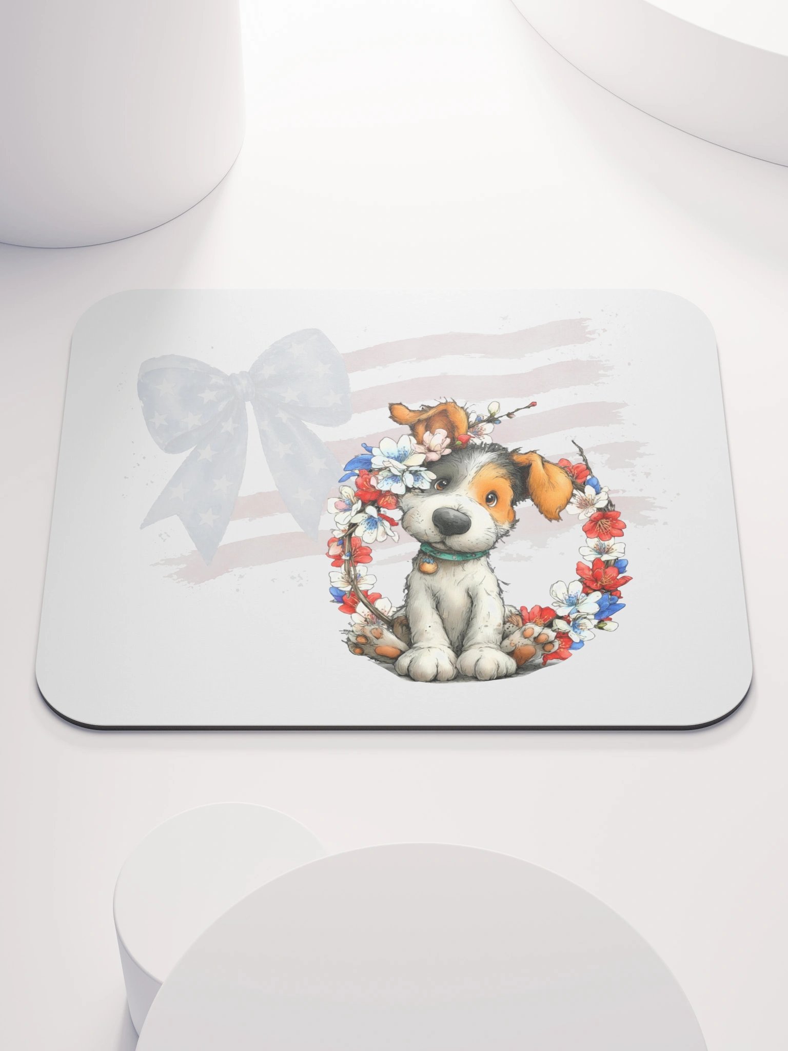 Patriotic Puppy Mousepad product image (1)