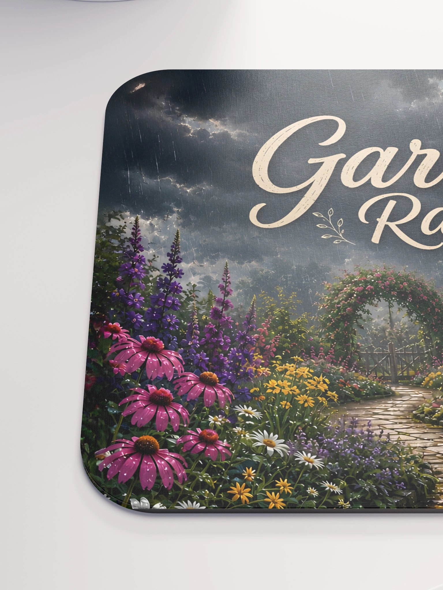 Garden Rain Mouse Pad product image (6)