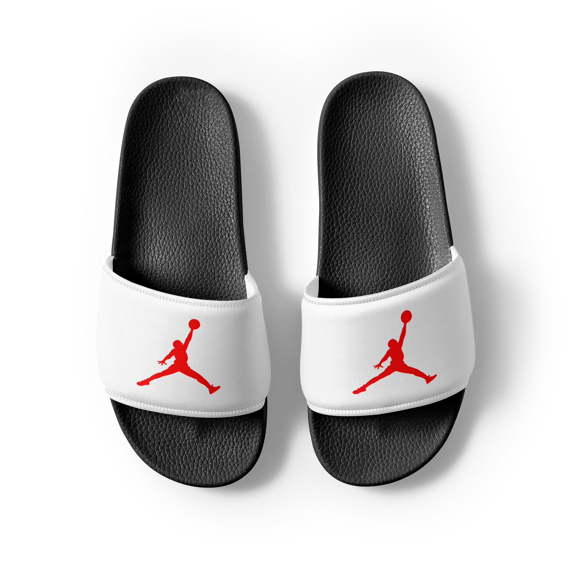 Basketball Jump Silhouette Men's Slides product image (7)
