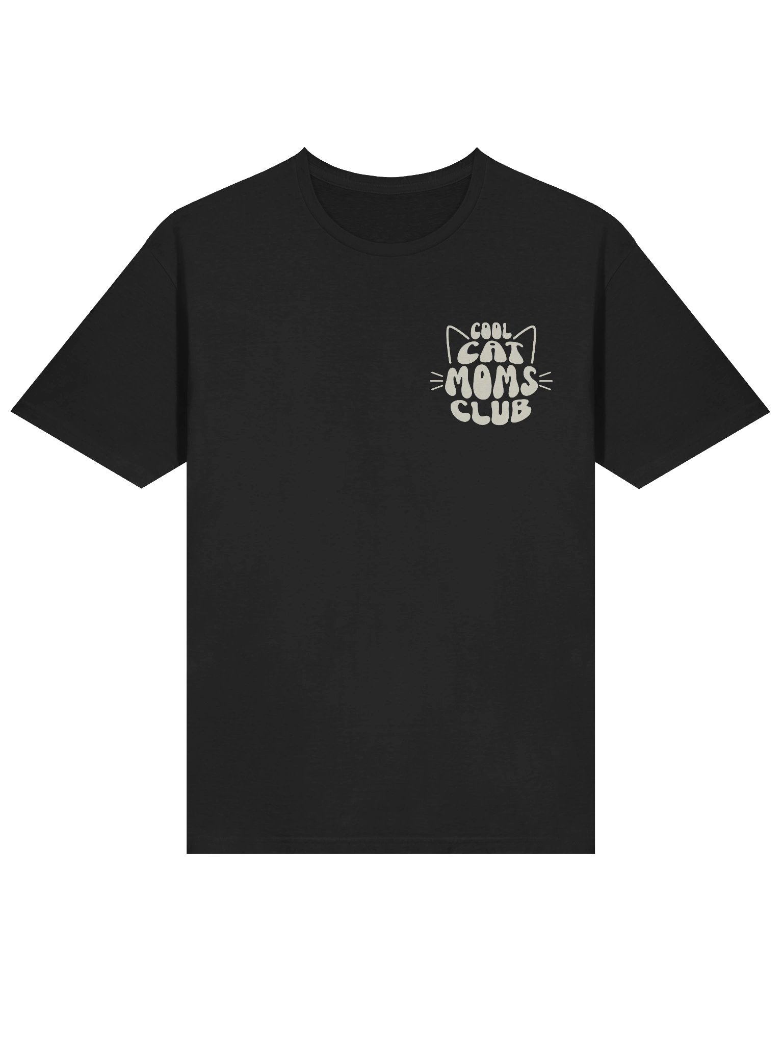 Cool Cat Moms Club 2 (Left Chest and Back Prints) - Unisex Adult Super Soft Lightweight T-shirt product image (2)