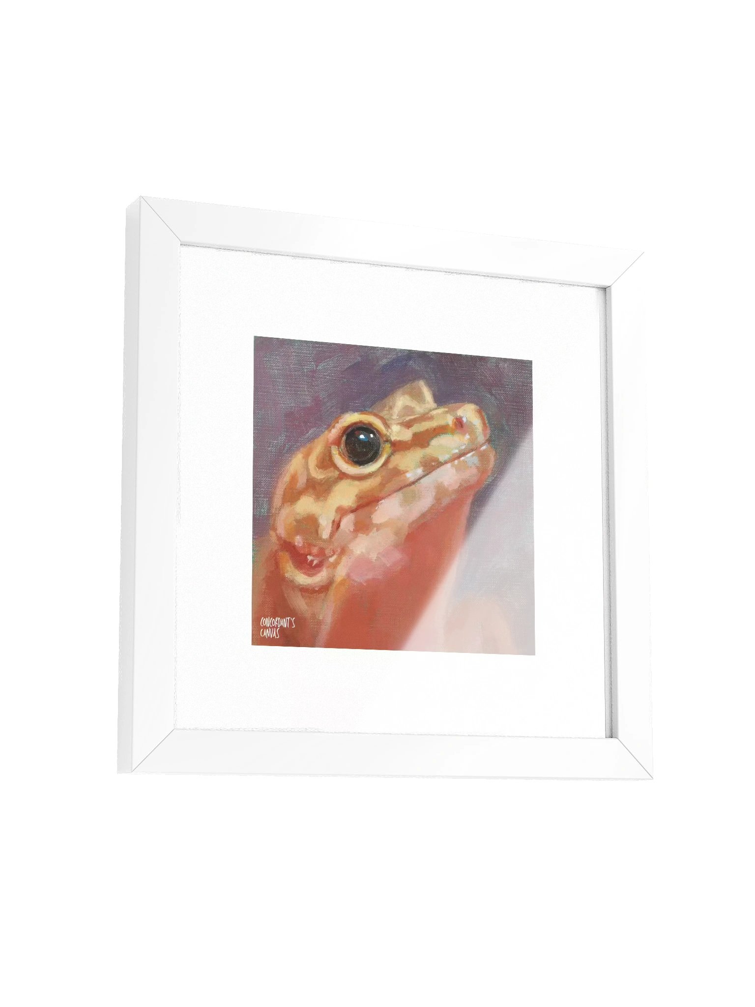 Framed Leopard Gecko Print - Painted Live 3/2/2026 product image (9)