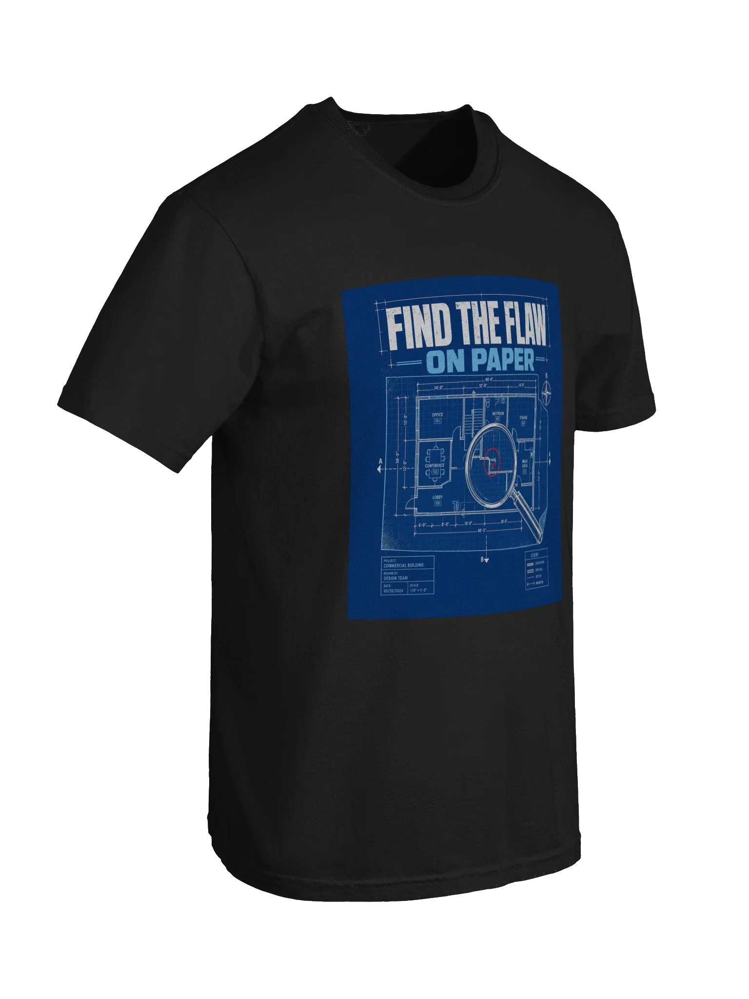 Find The Flaw On Paper Tee — view 6