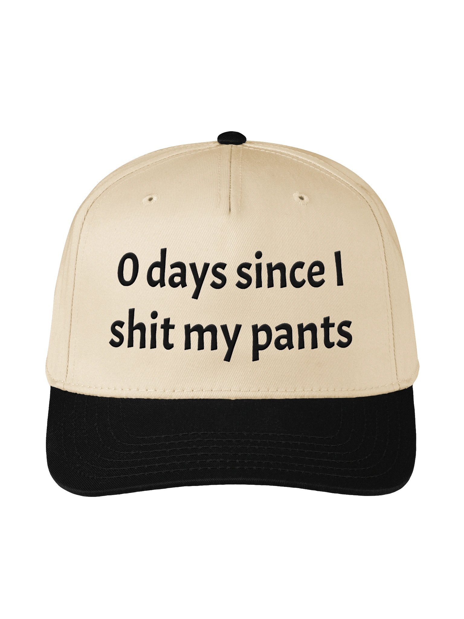 0 Days Since I Shit My Pants Embroidered Hat product image (2)