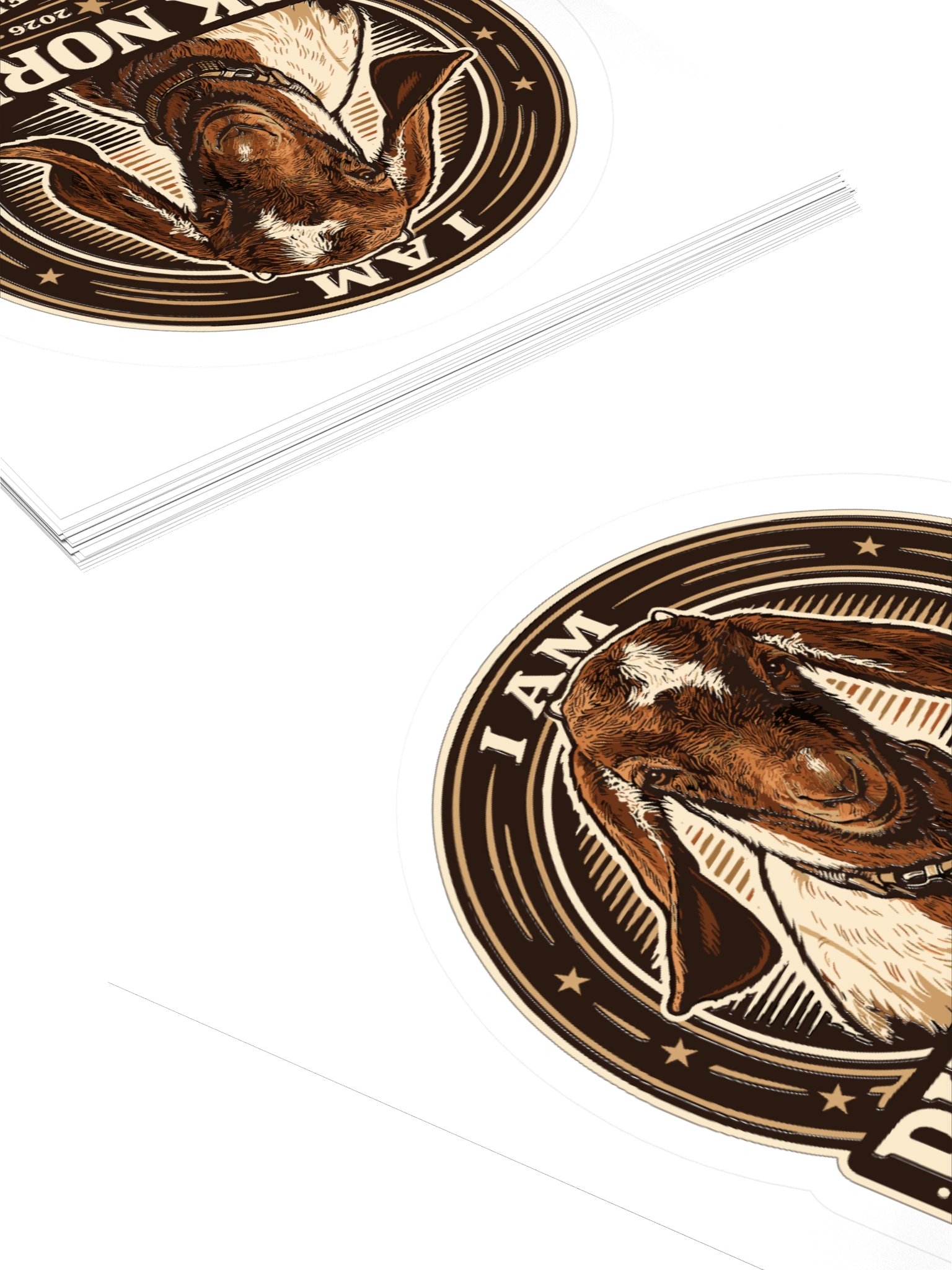 I AM BUCK NORRIS Kiss-Cut Sticker product image (4)
