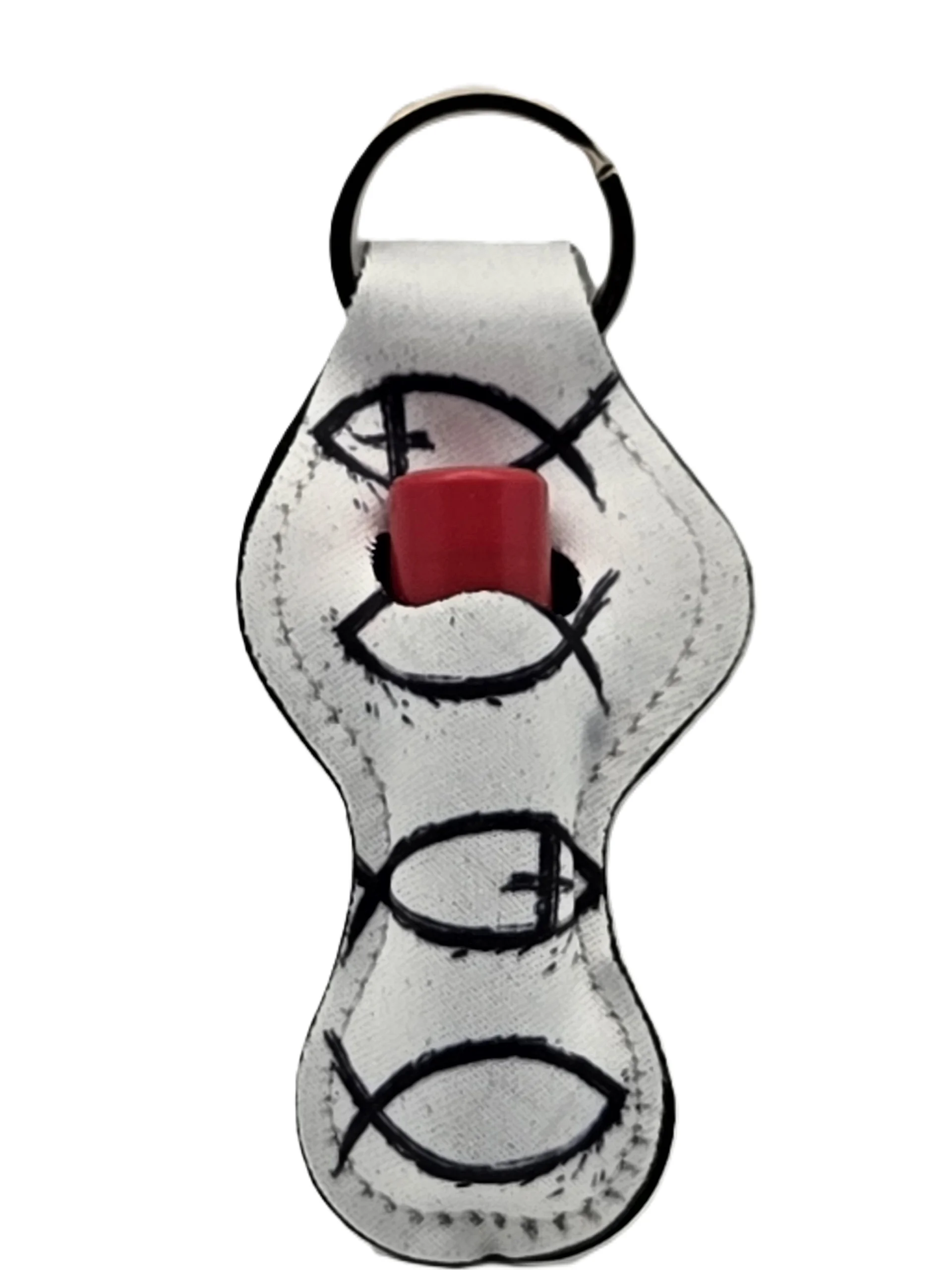 Christian Fish Lip Balm Holder Key Ring product image (1)