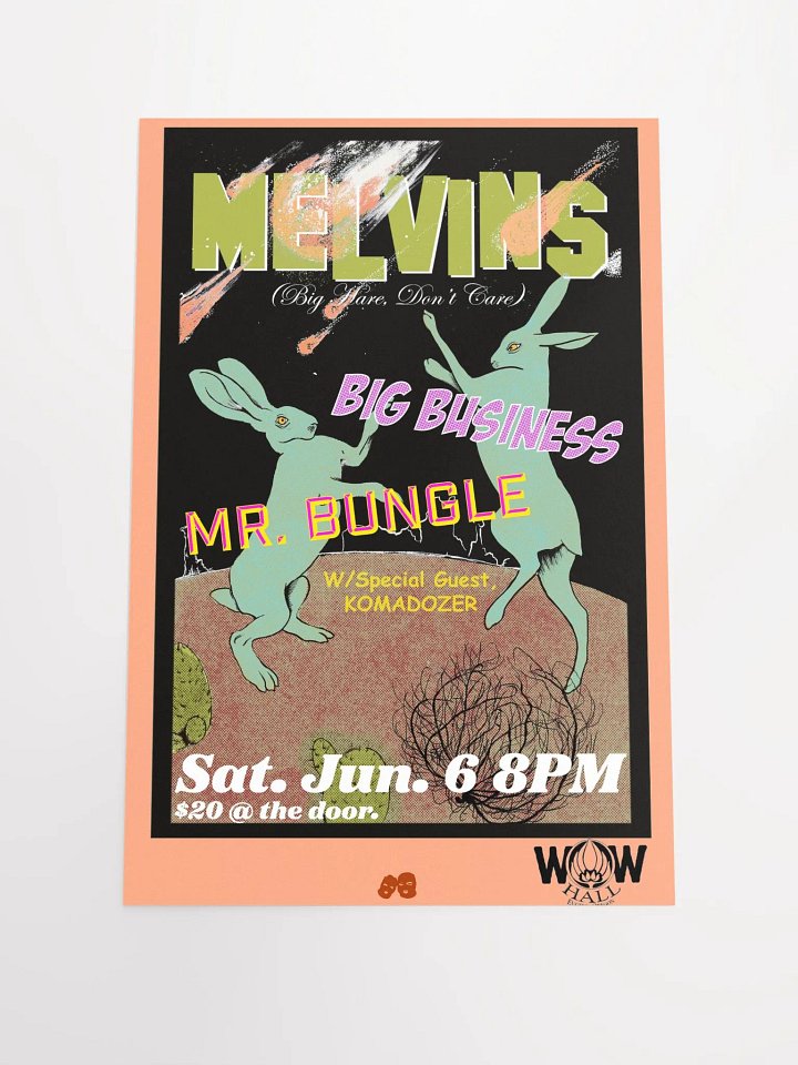 Melvins, Big Business, Mr. Bungle Poster product image (1)