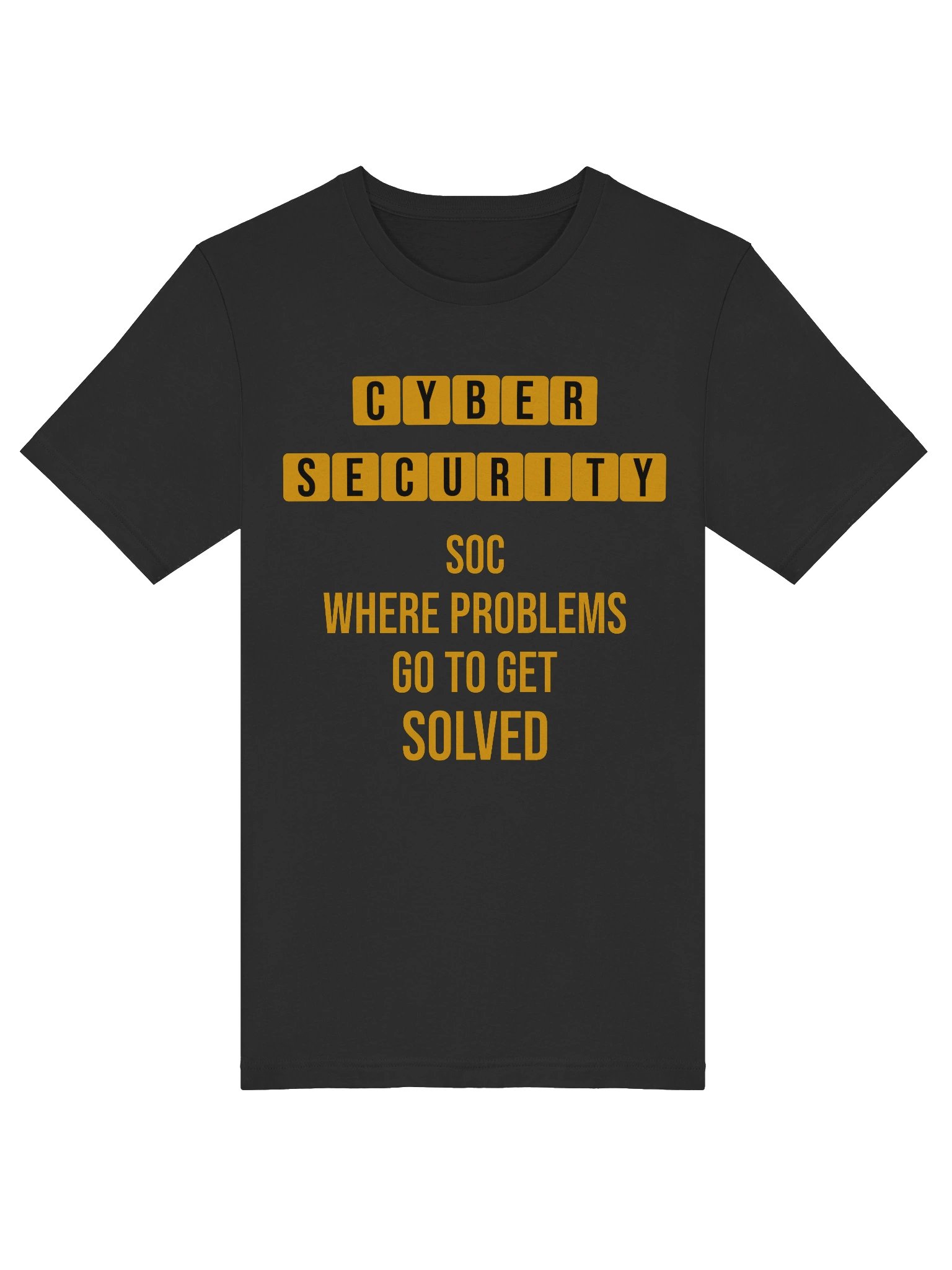 SOC: Where Problems Go To Get Solved — Cybersecurity T-Shirt | SOC Analyst Gift product image (3)