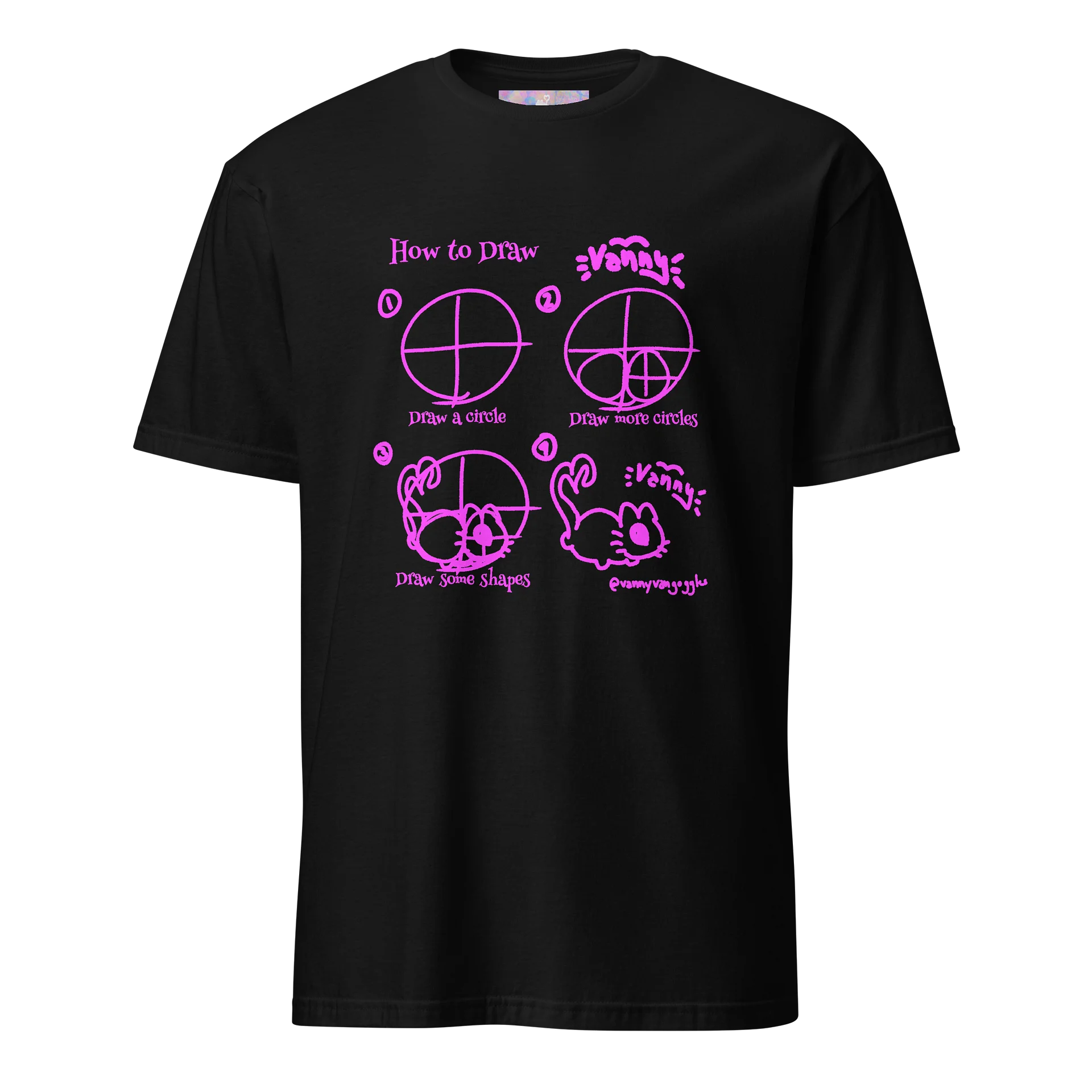 “how to draw vanny” graphic tee product image (1)