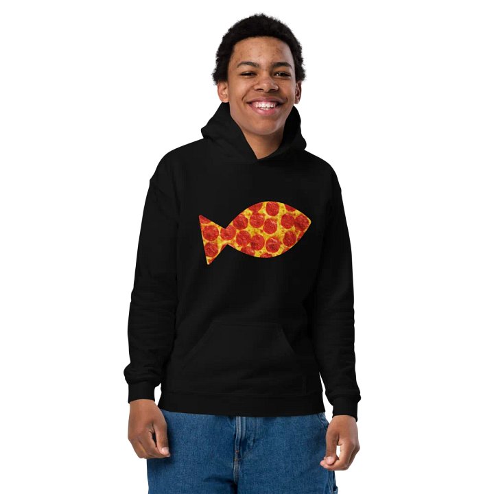 Youth PizzaFish Hoodie product image (2)