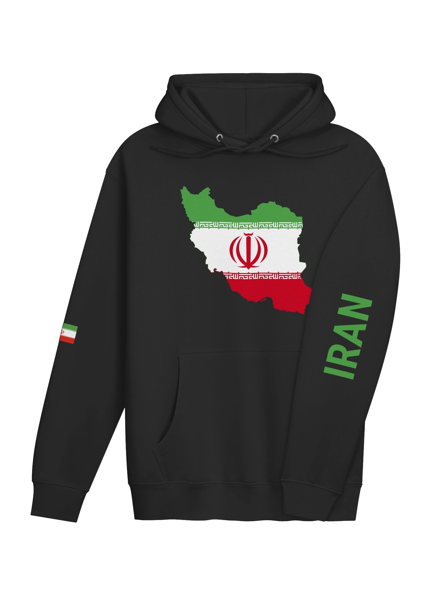 Iran 2026 World Cup Flag Hoodie - Premium 3-End Fleece - Unisex Hoodie product image (25)
