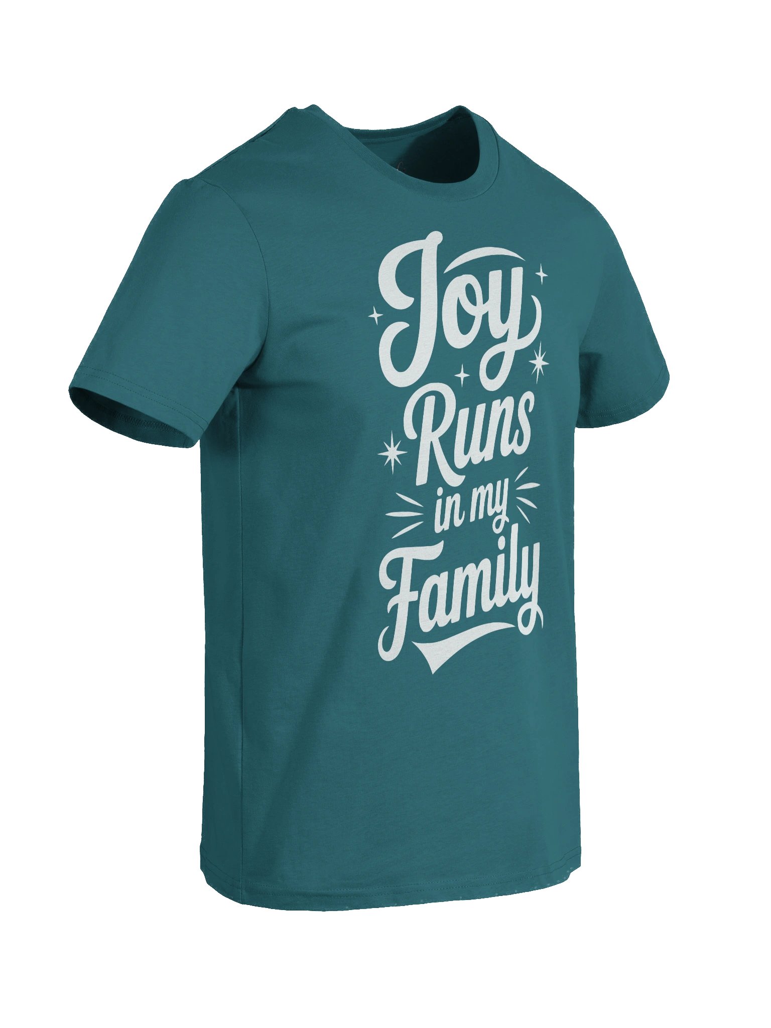 Joy Runs In My Family 100% Cotton T-shirt product image (3)