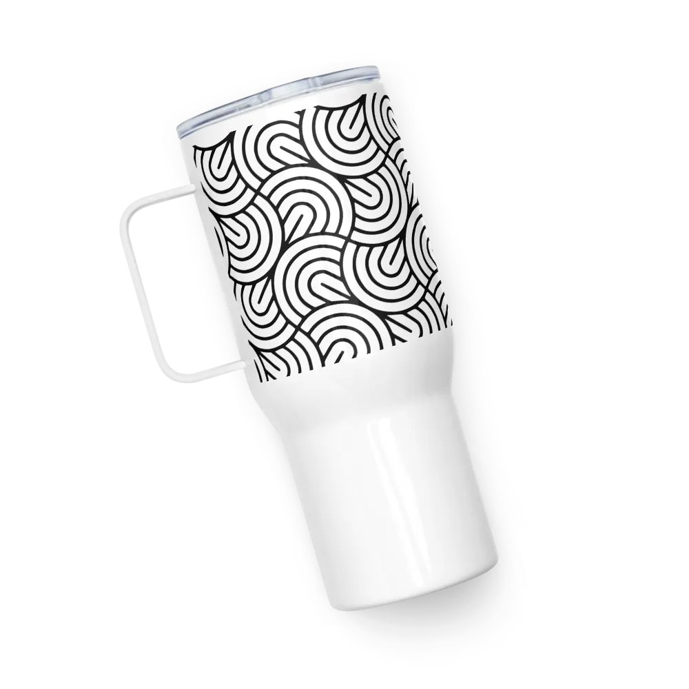 Monochrome Maze 25oz Travel Mug product image (12)