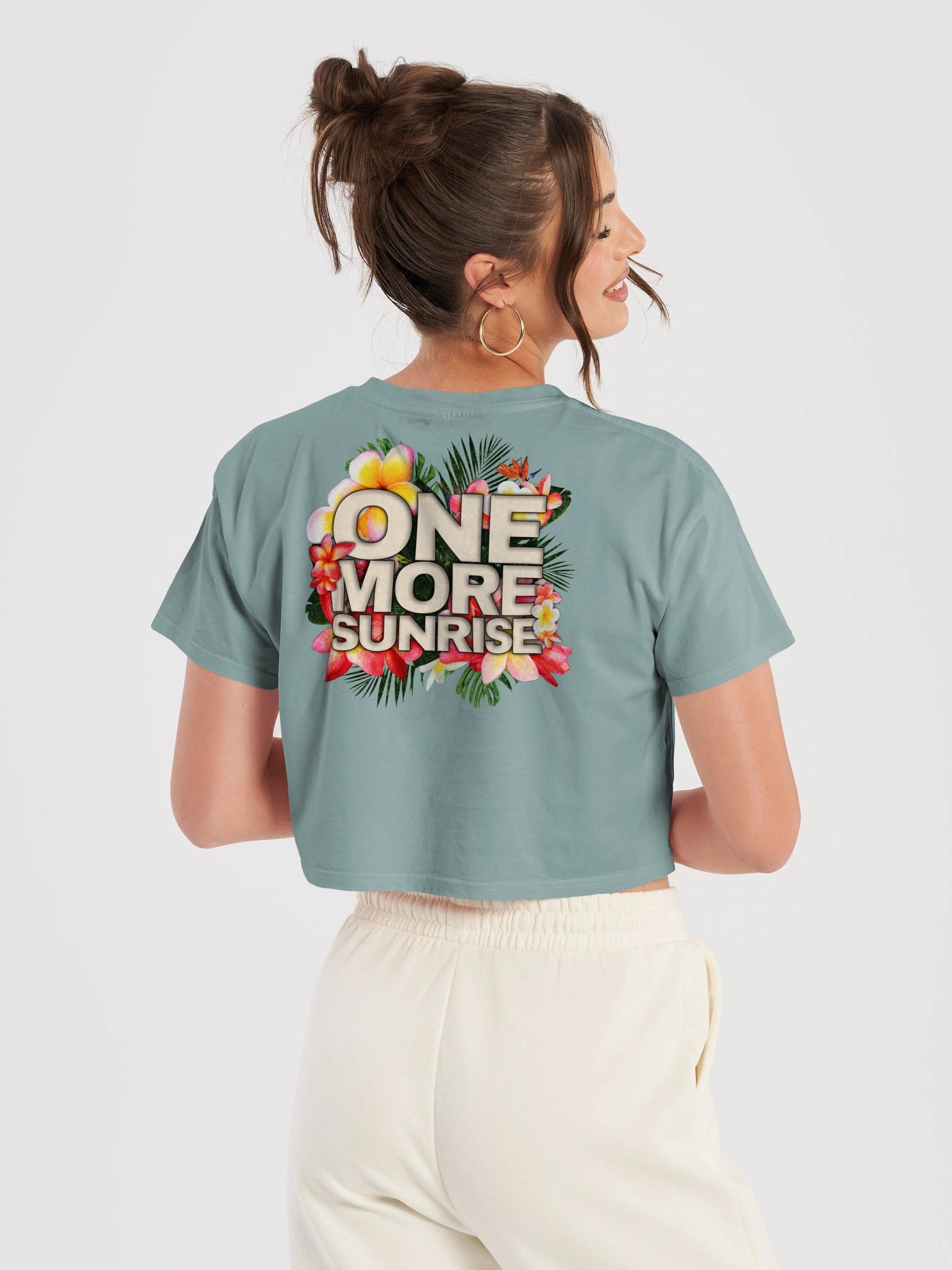 Floral One More Sunrise Crop Top product image (26)