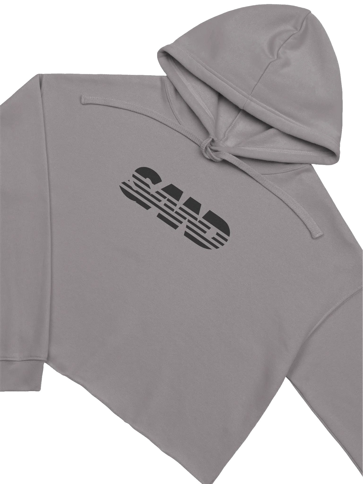 Black SAND Crop Hoodie product image (2)
