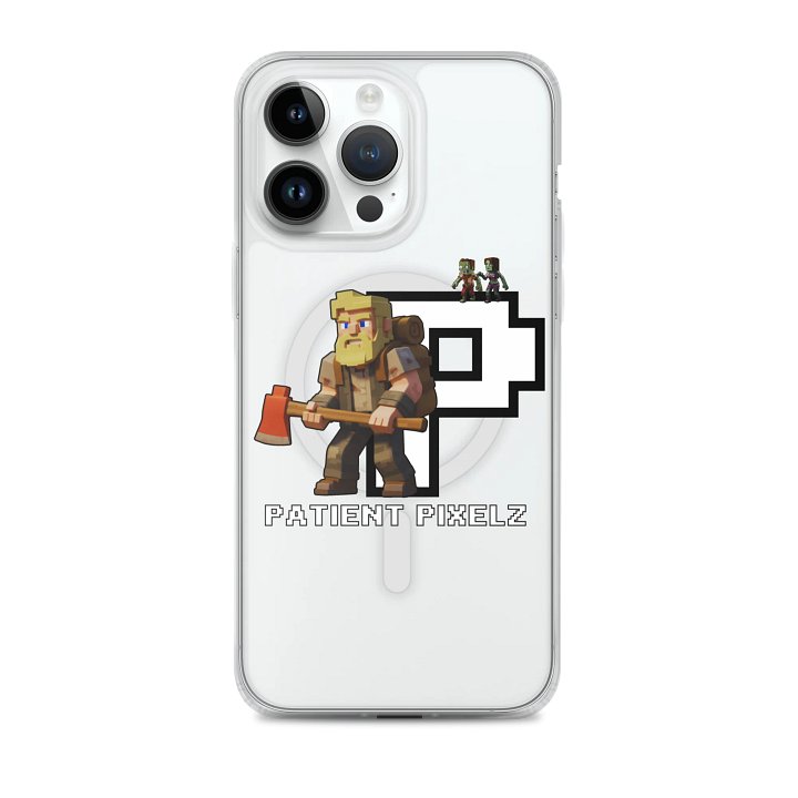 Patient PixelZ P Logo iPhone® MagSafe® Case (Clear) product image (2)