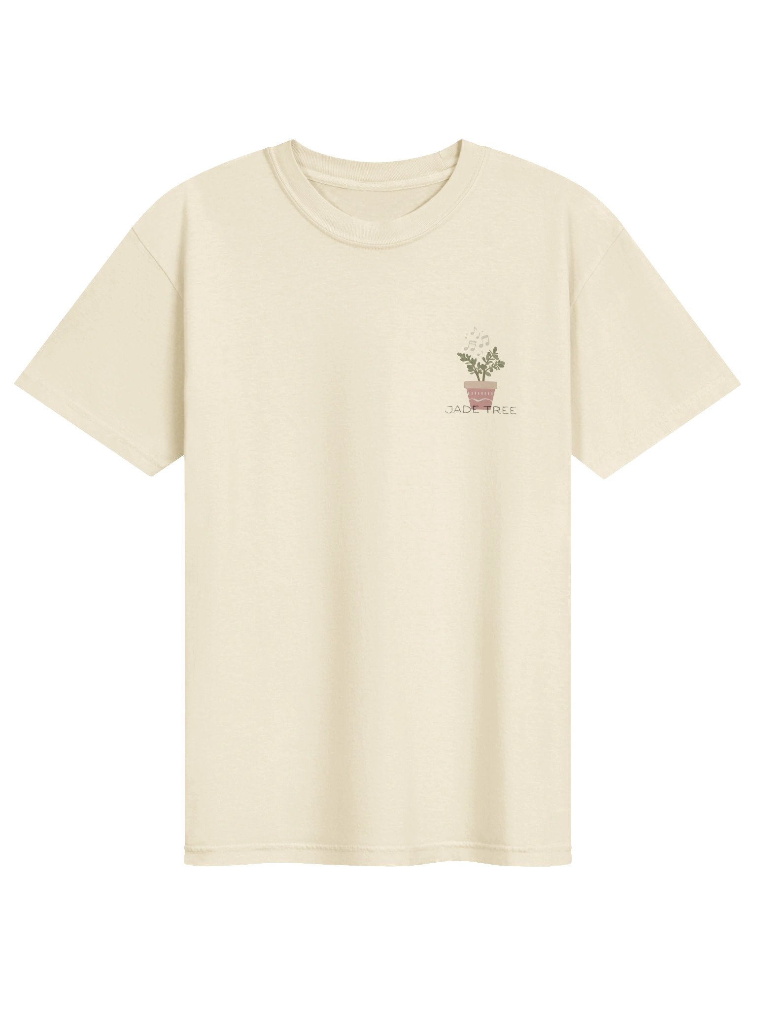 T-Shirt Jade Plant With Music Notes product image (1)