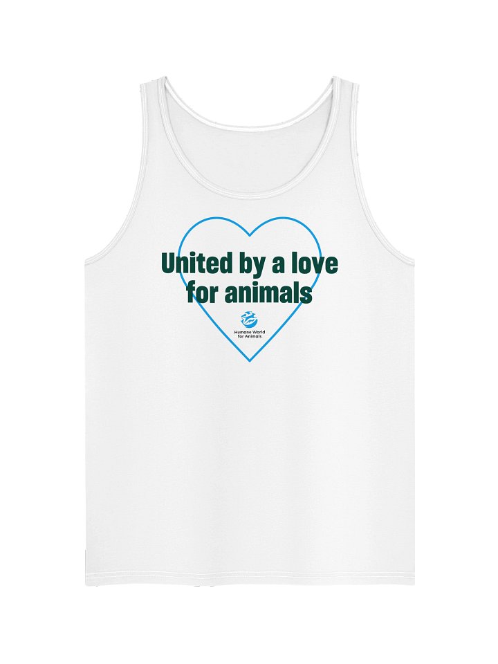 United by a love for animals - heart - Tank top product image (3)